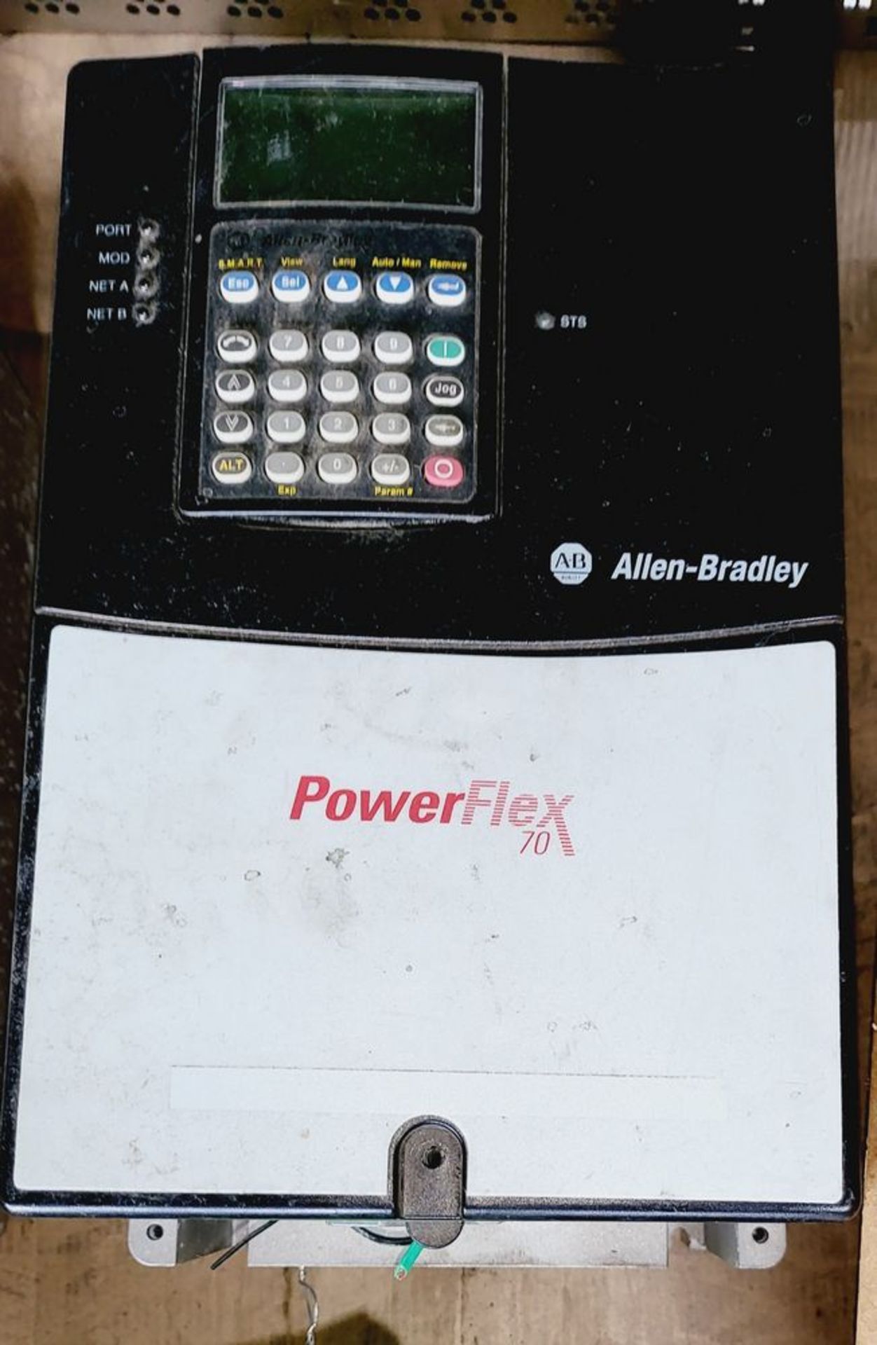 Qty (1) Allen Bradley PowerFlex 70 VFD - 10 hp - 3 phase Input 432-528 AC Volt - Output 460 AC Volt