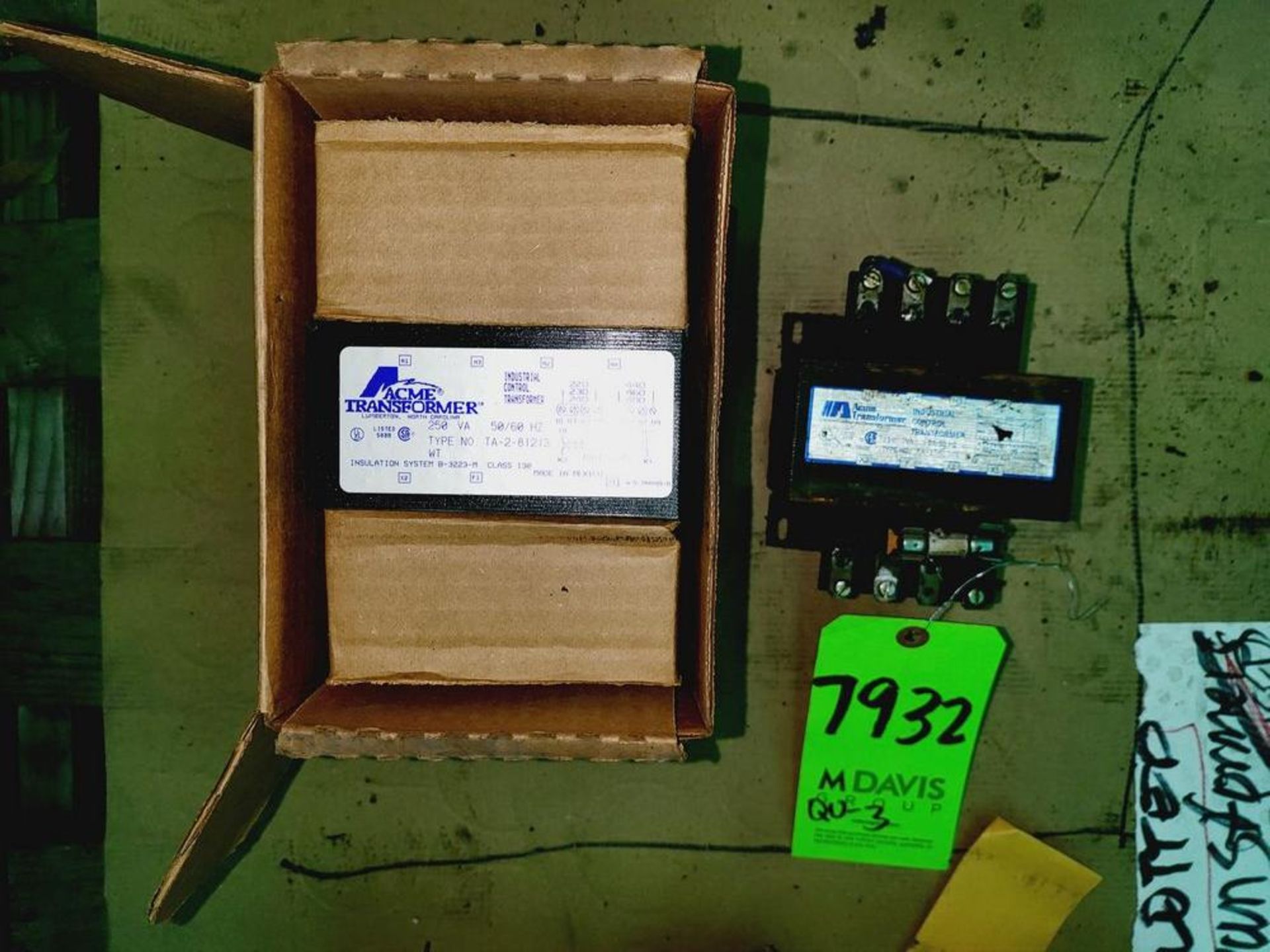 Qty (3) total - 2 new - ACME Transformer - 250 VA - 208-230/460 volt input - 110 volt output