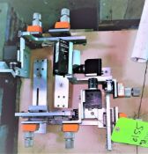 Qty (3) Labeler Vision Systems with very fine adjustments on X and Z axis