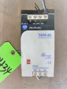 Qty (1) Allen Bradley 1606-XL DC Power Supply - 24 volt/5 amp output - 120/240 volt AC Input
