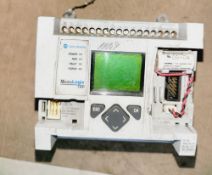 Qty (1) Allen Bradley MicroLogix PLC - Cat. 1763-L 16BBB - 24 volt DC Inouts - 24 volt DC