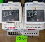 Qty (2) Allen Bradley Preset Speed IP20 VFD - 2 hp - 380-460 volt