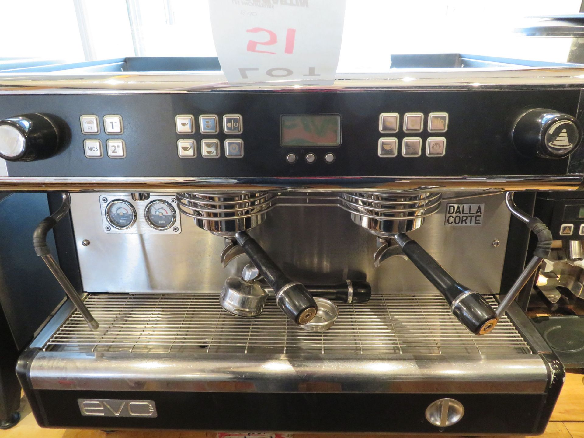 DELTA CORTE 2 head espresso machine, Mod: EVOLUTION 2 #DC-EV02-2GR-B - Image 2 of 4