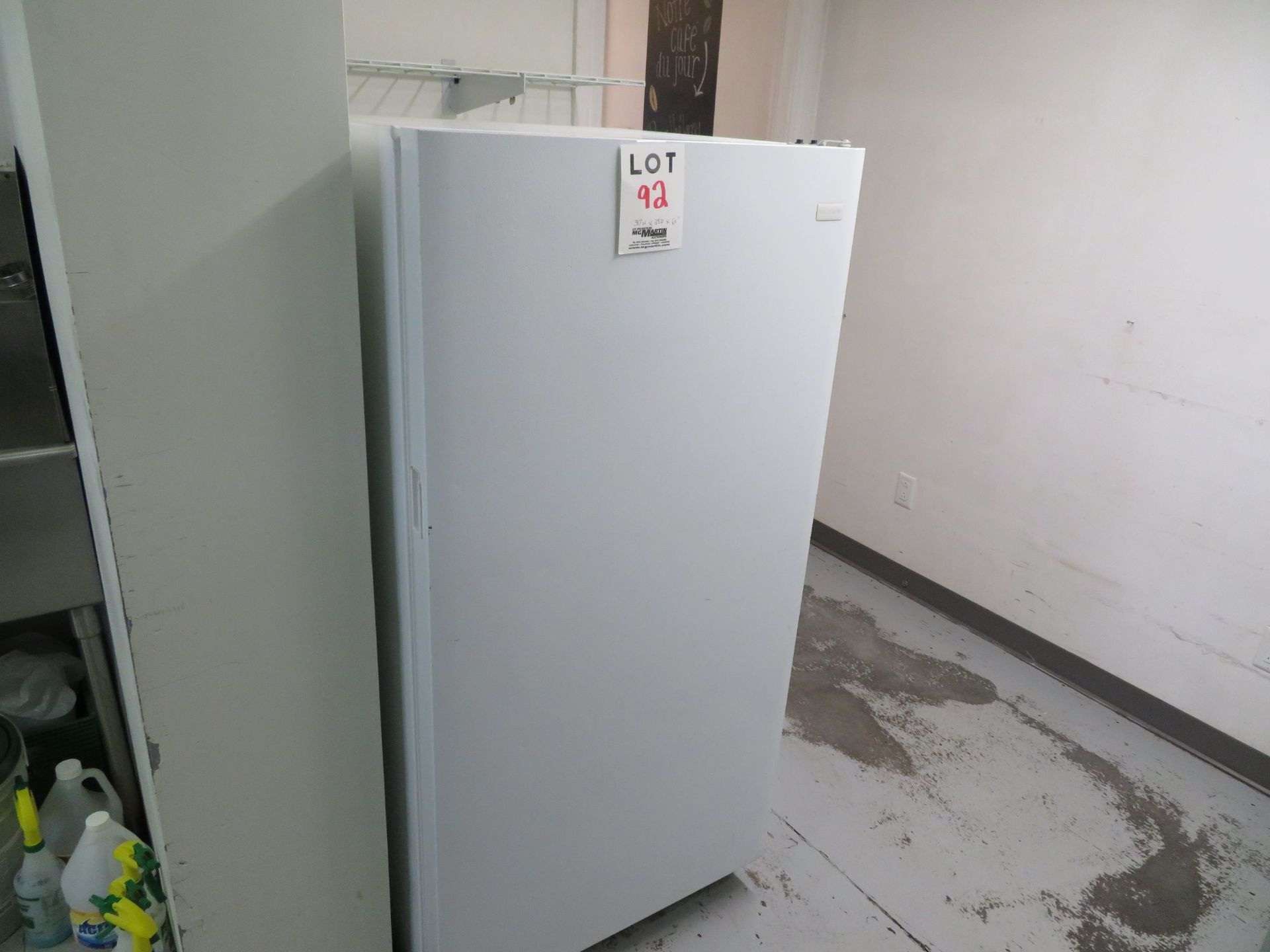 FRIGIDAIRE freezer, approx. 30"w x 28"d x 61"h