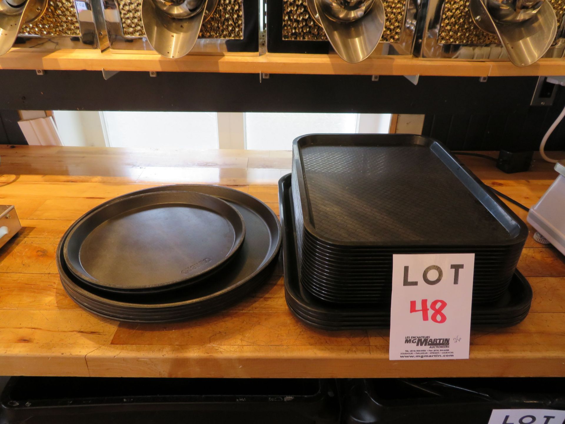 LOT including assorted trays