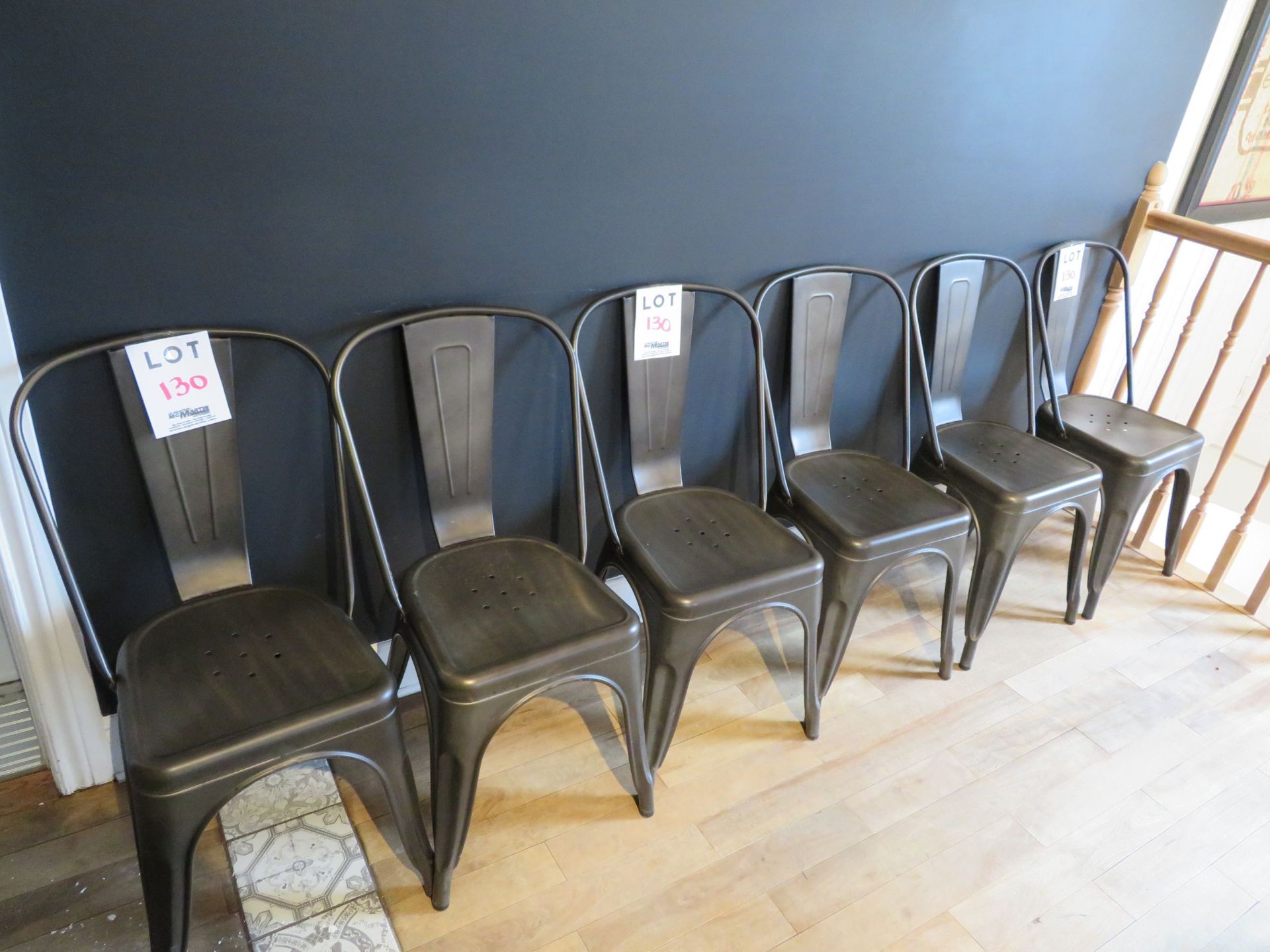 LOT including metal chairs (qty 6)