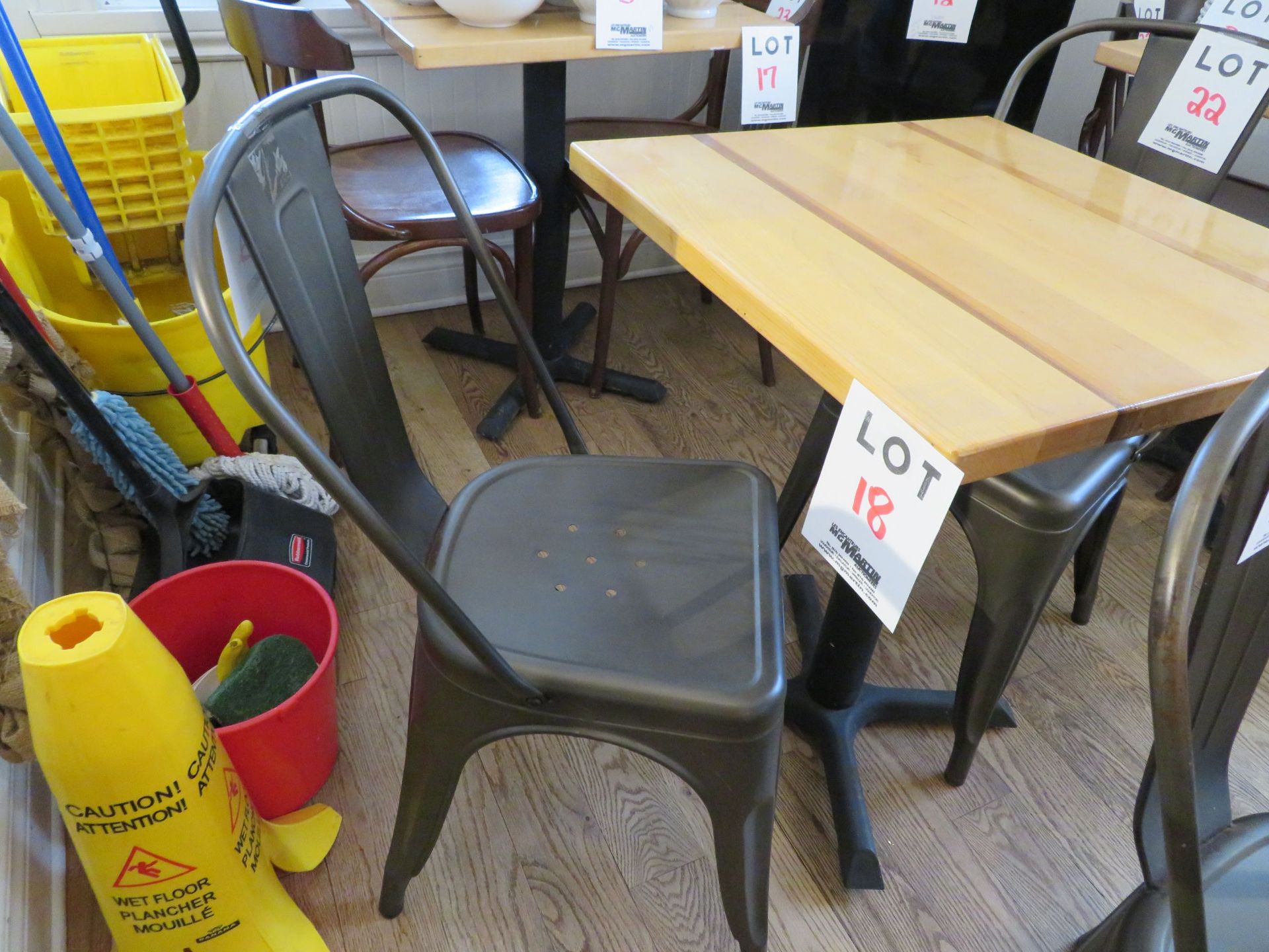 LOT including metal chairs (qty 4) - Image 2 of 2