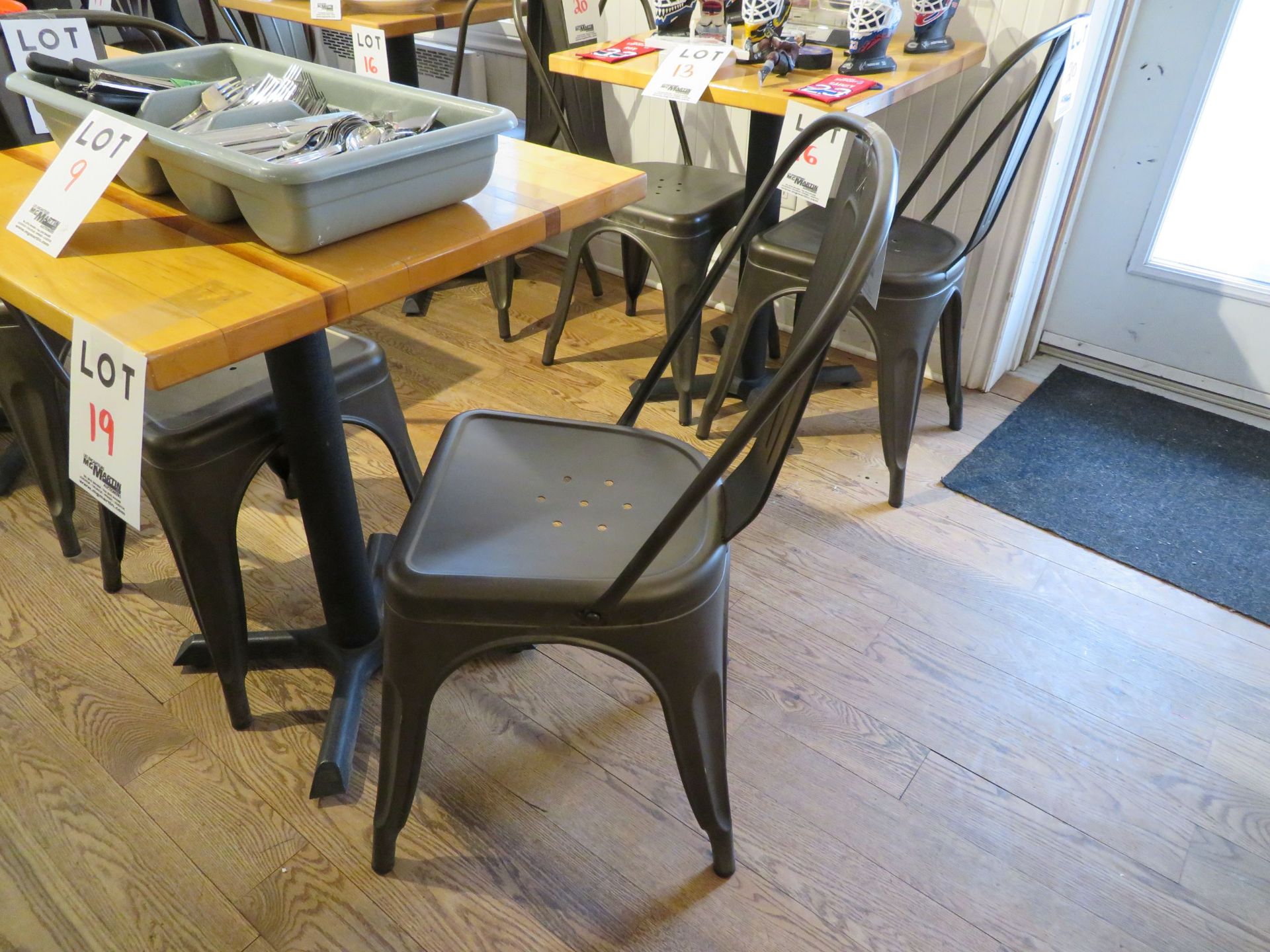 LOT including metal chairs (qty 4) - Image 2 of 2