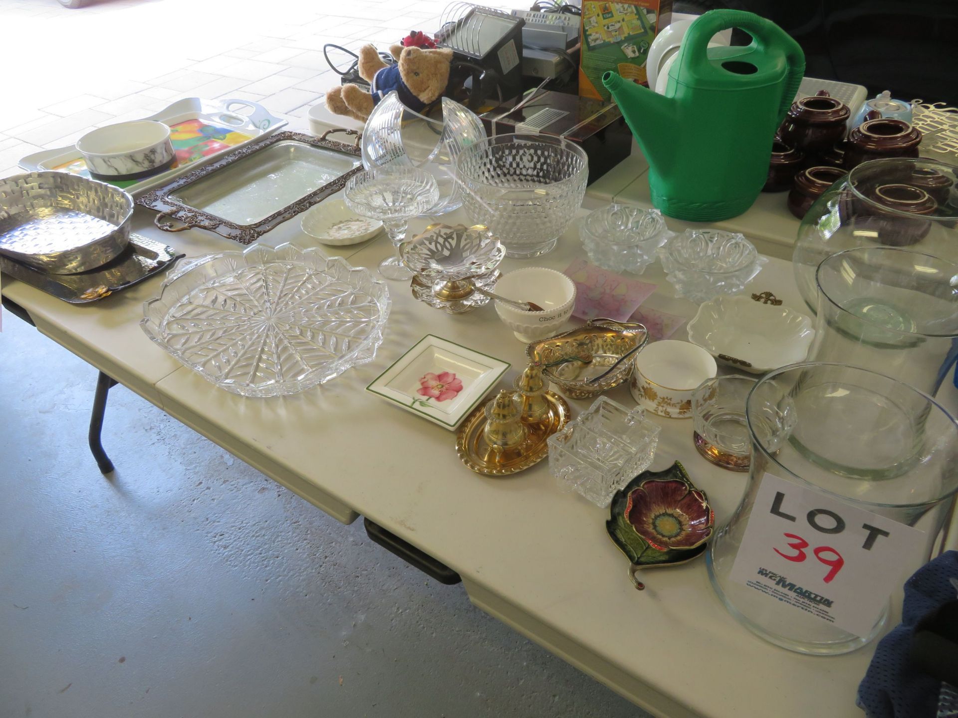 LOT including assorted dishes,plates, etc.