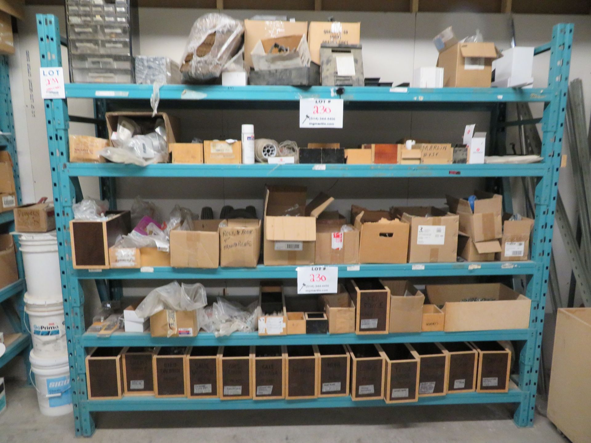 LOT including large quantity of assorted hardware, etc.