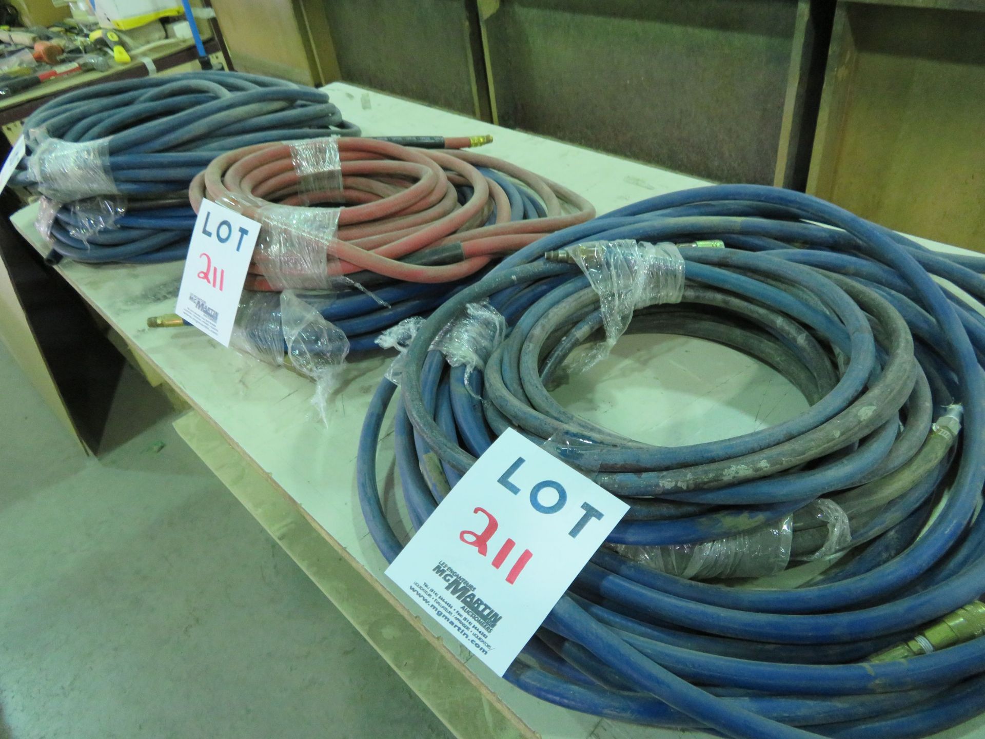 LOT including air hoses (qty 8)