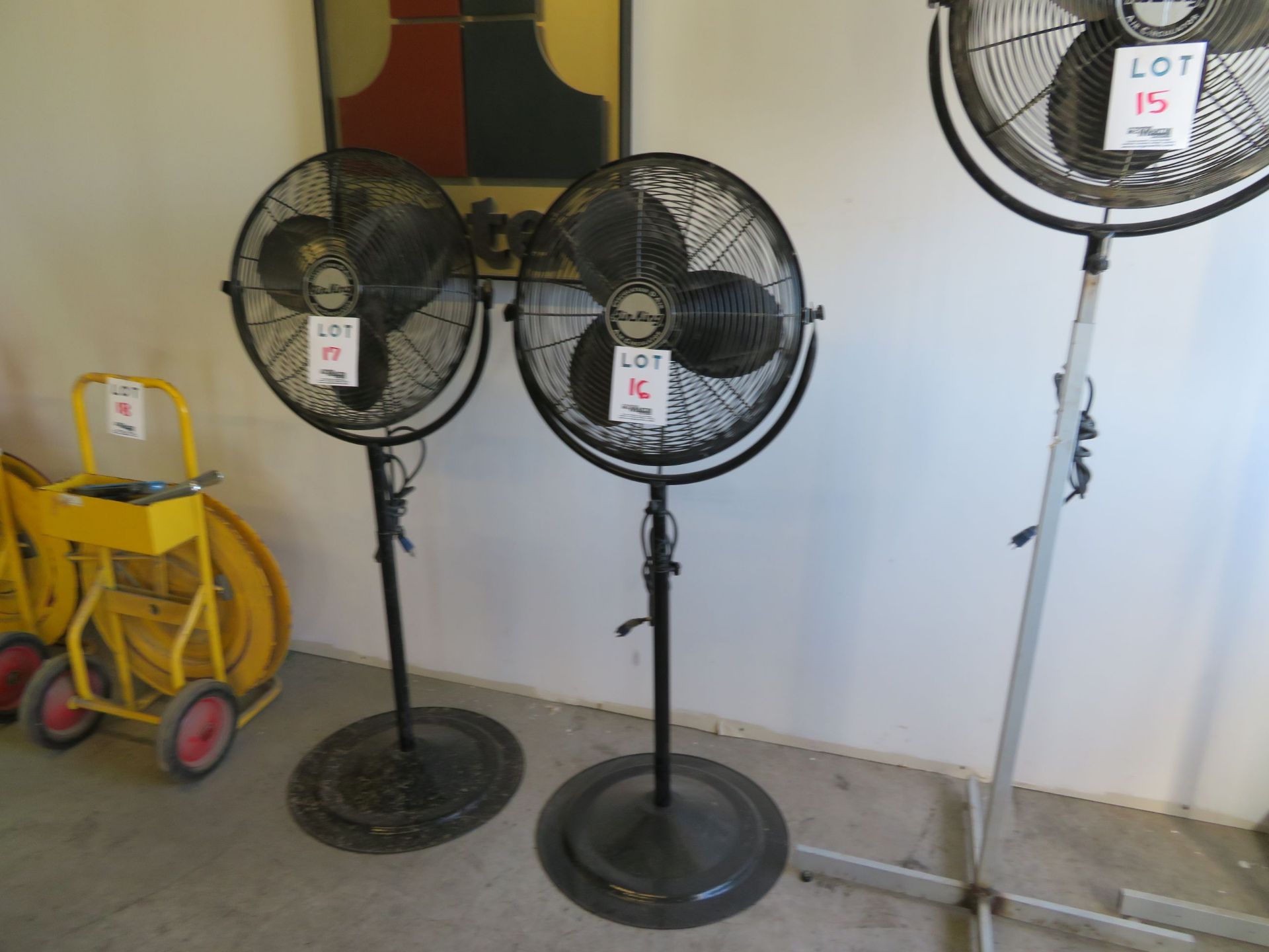 AIR KING fan on stand
