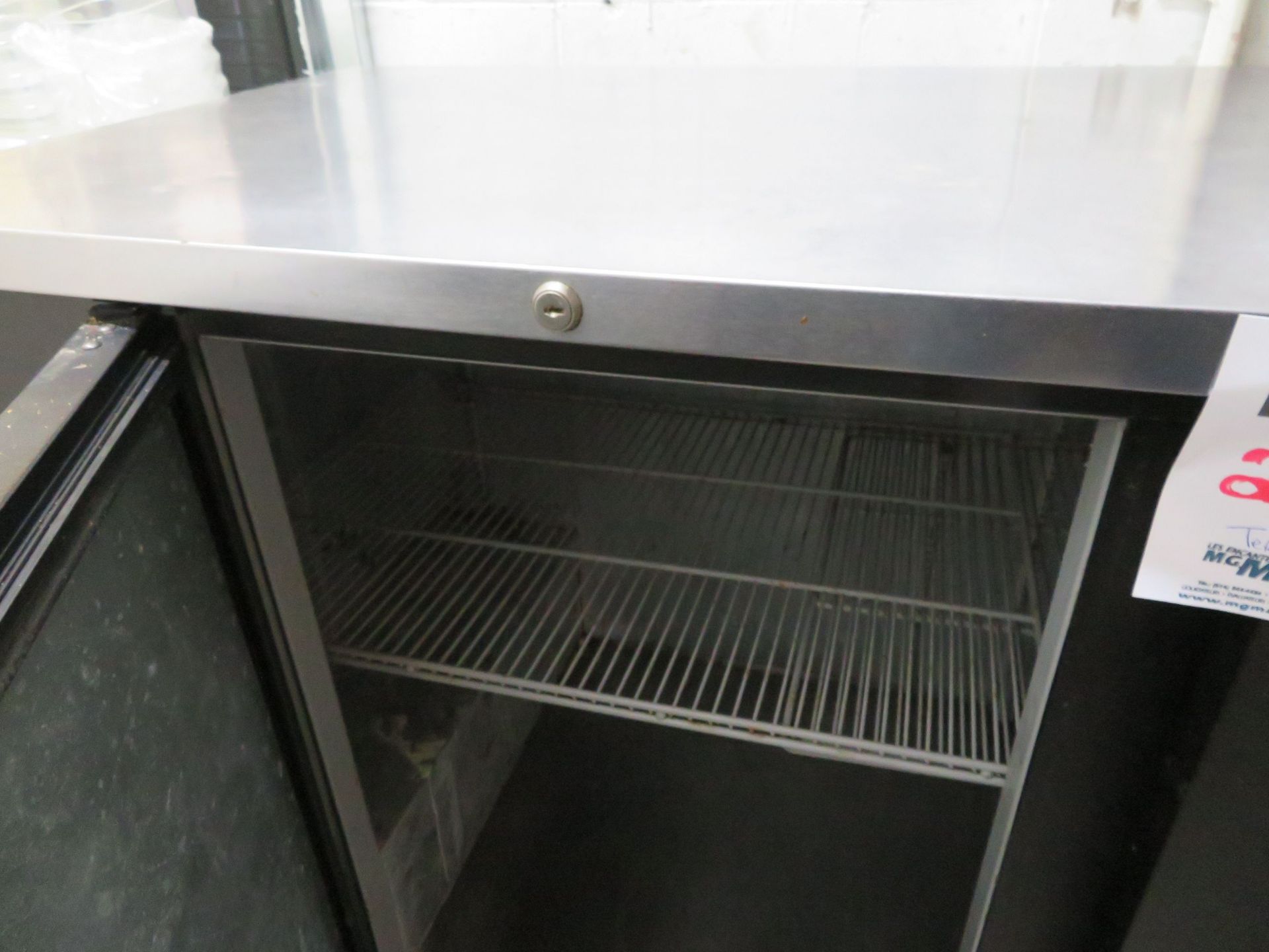 2 door refrigerated cooler unit with built-in compressor, approx. 59"w x 28"d x 37"h - Image 2 of 2