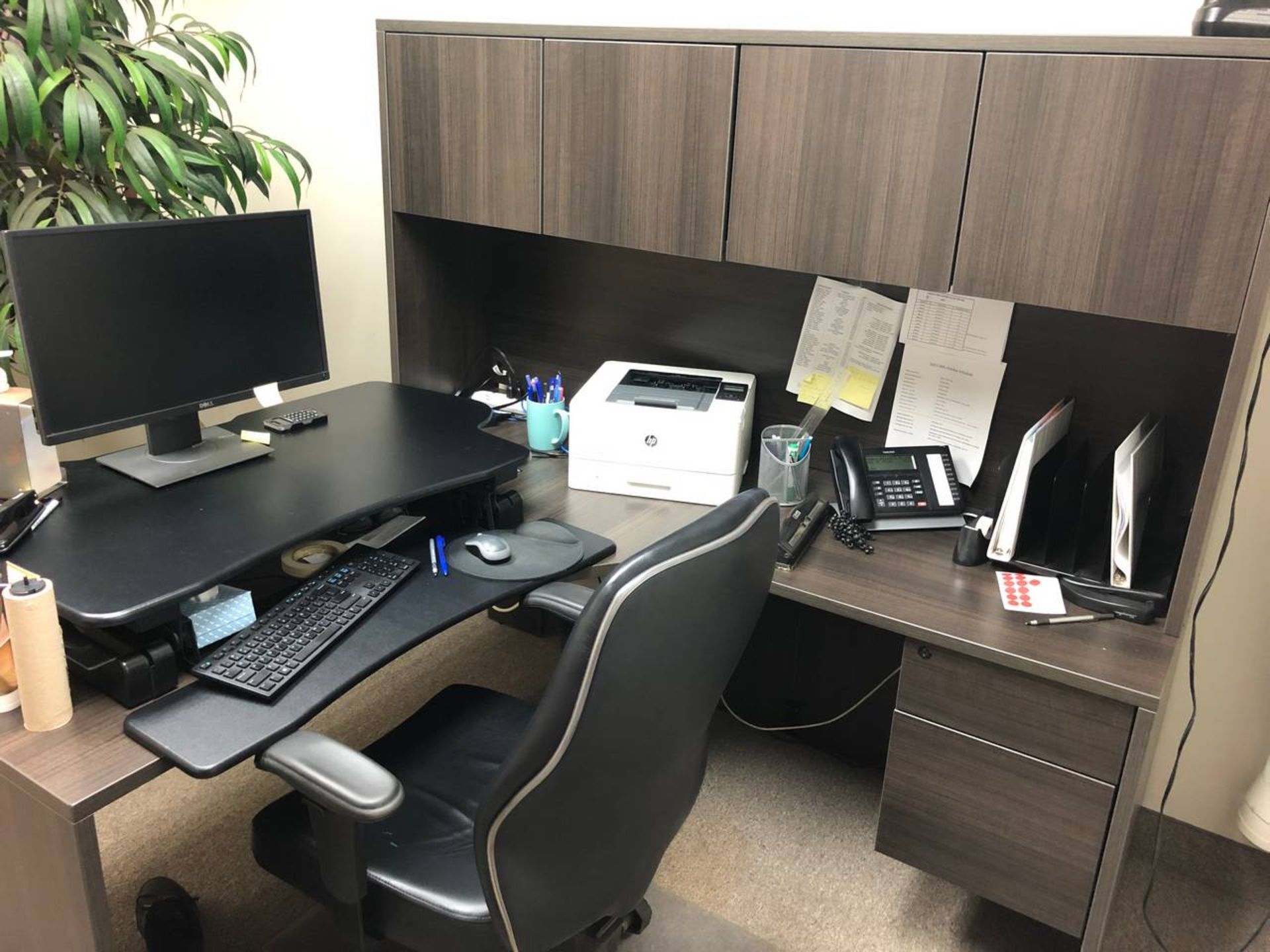 L Shape Desk and Bureau