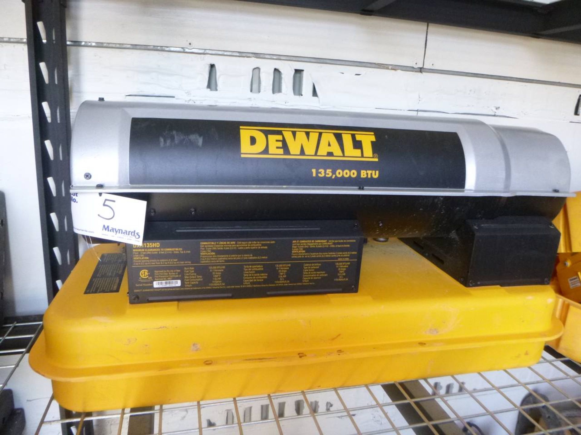 Dewalt DXH135HD Heater