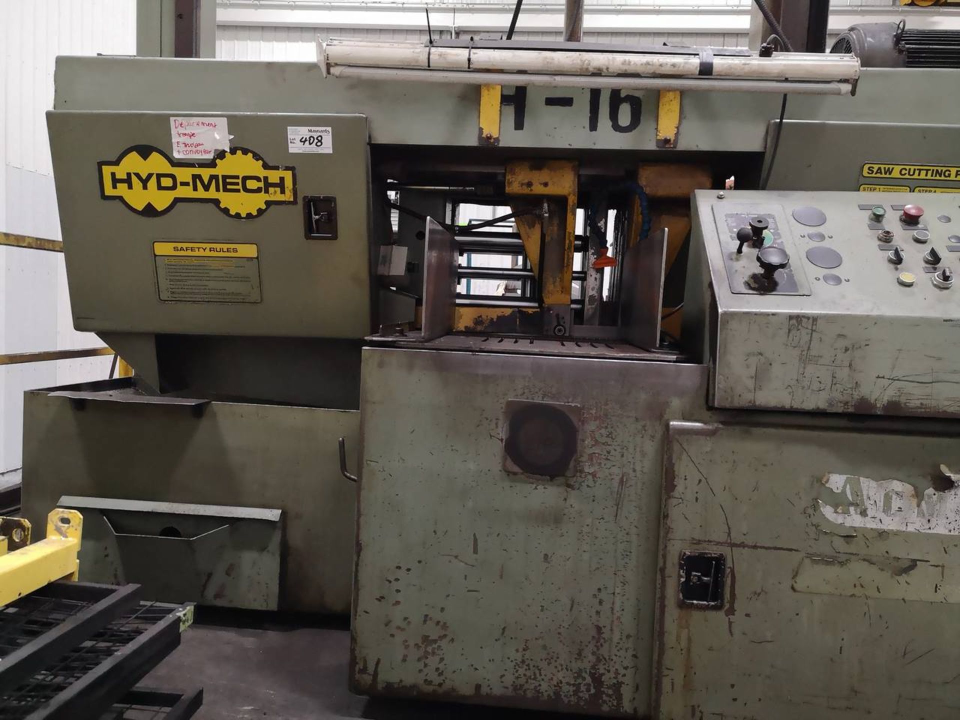 Hyd-Mec H-16 Horizontal Programable Bandsaw - Image 2 of 2