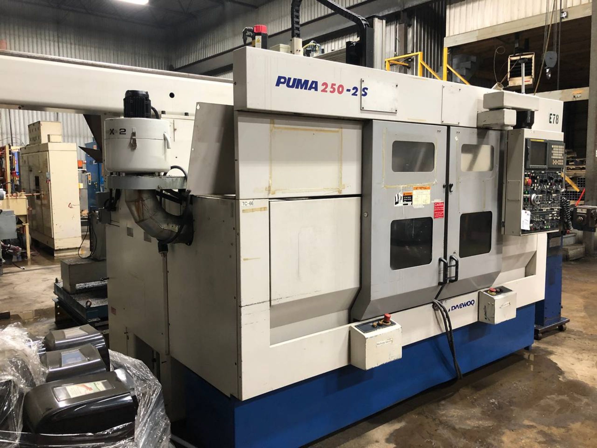 2001 Daewoo Puma 250-2SP CNC twin chuck twin turret lathe, - Image 3 of 5