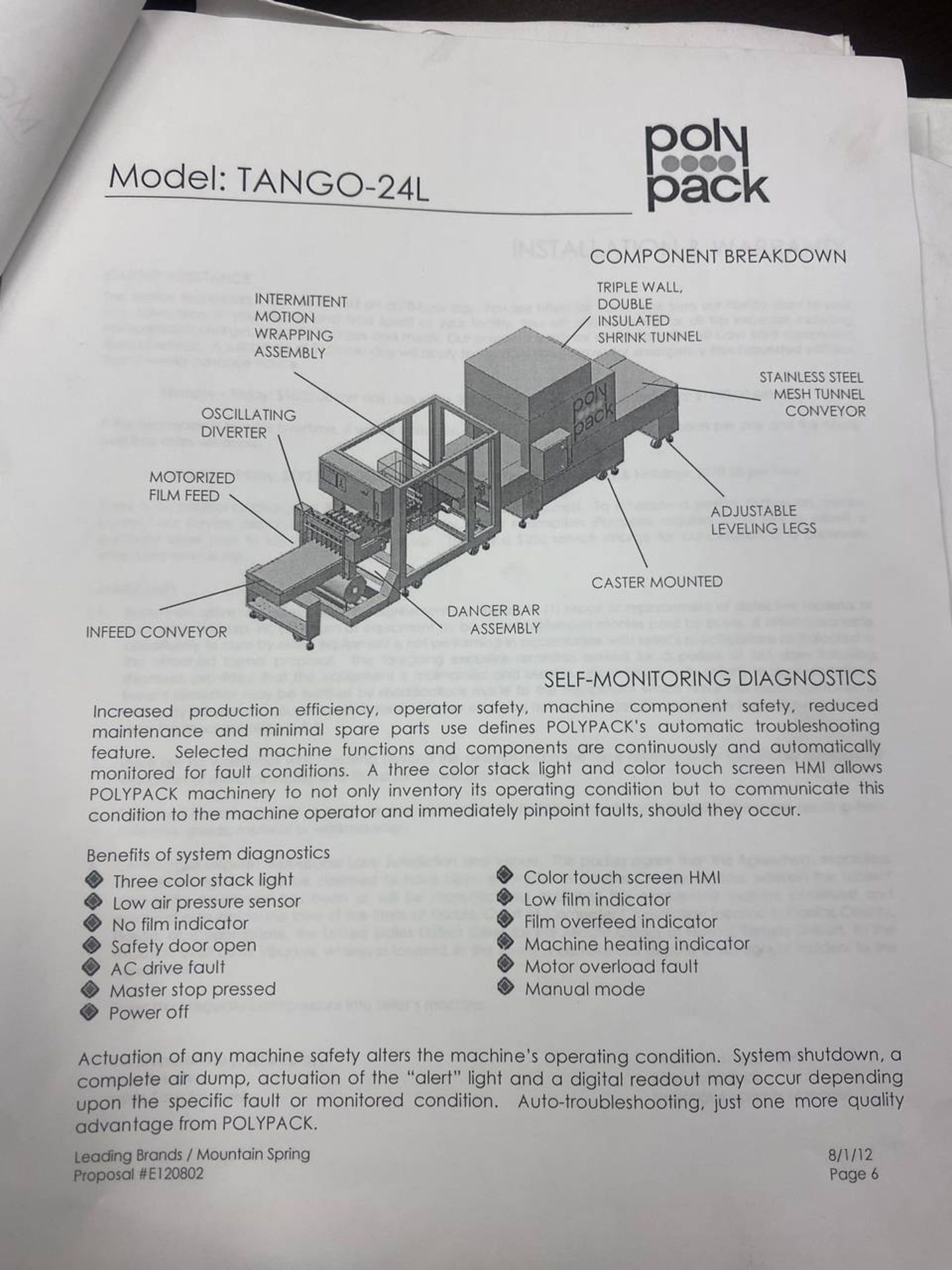 2011 Poly pack Tango series 24L Contunous motion tray shrink wrapper - Image 21 of 22