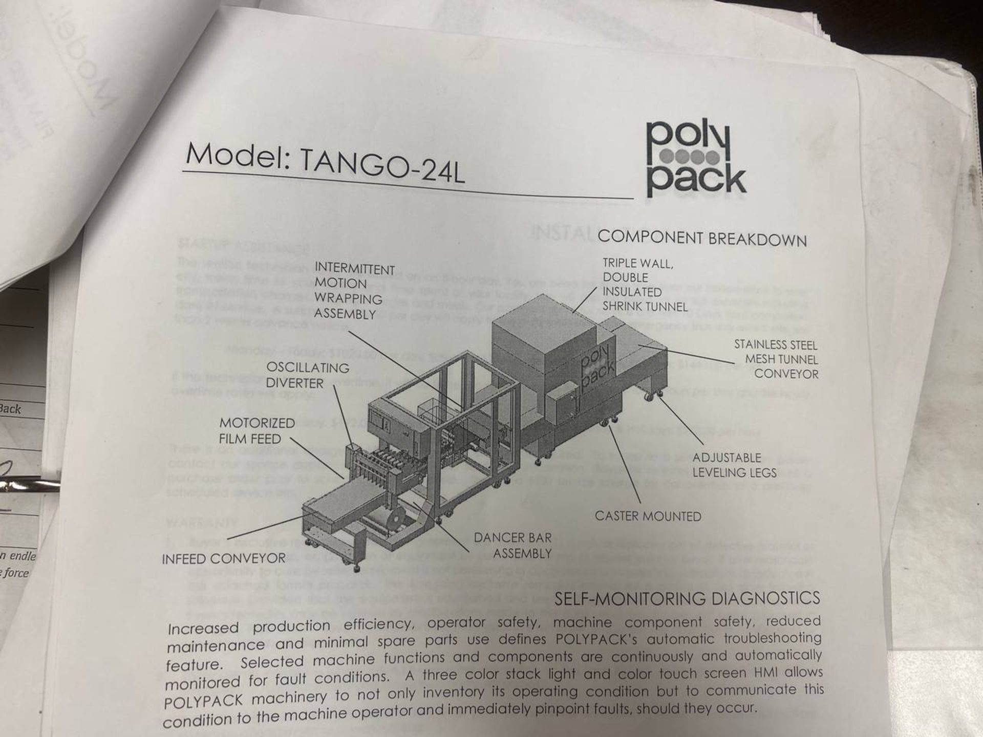 2011 Poly pack Tango series 24L Contunous motion tray shrink wrapper - Image 17 of 22