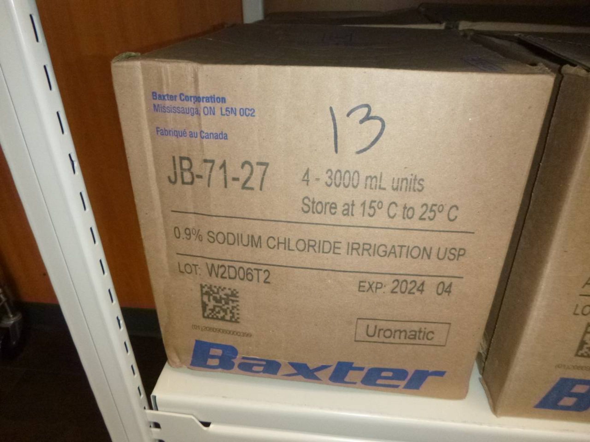Baxter JB-71-27 Boxes of sodium chloride irrigation usp - Image 2 of 2