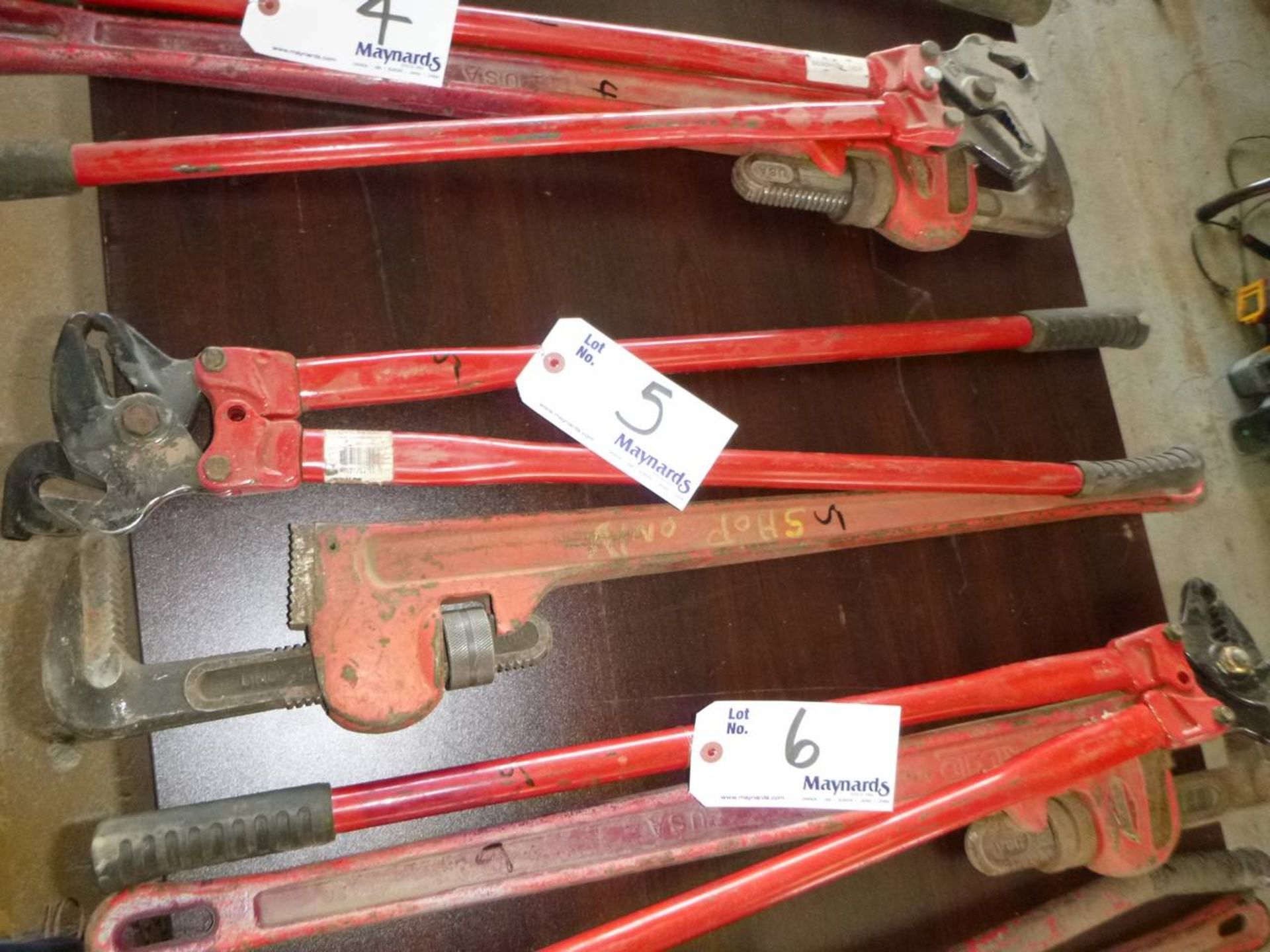 36" pipe wrench & crimper tool