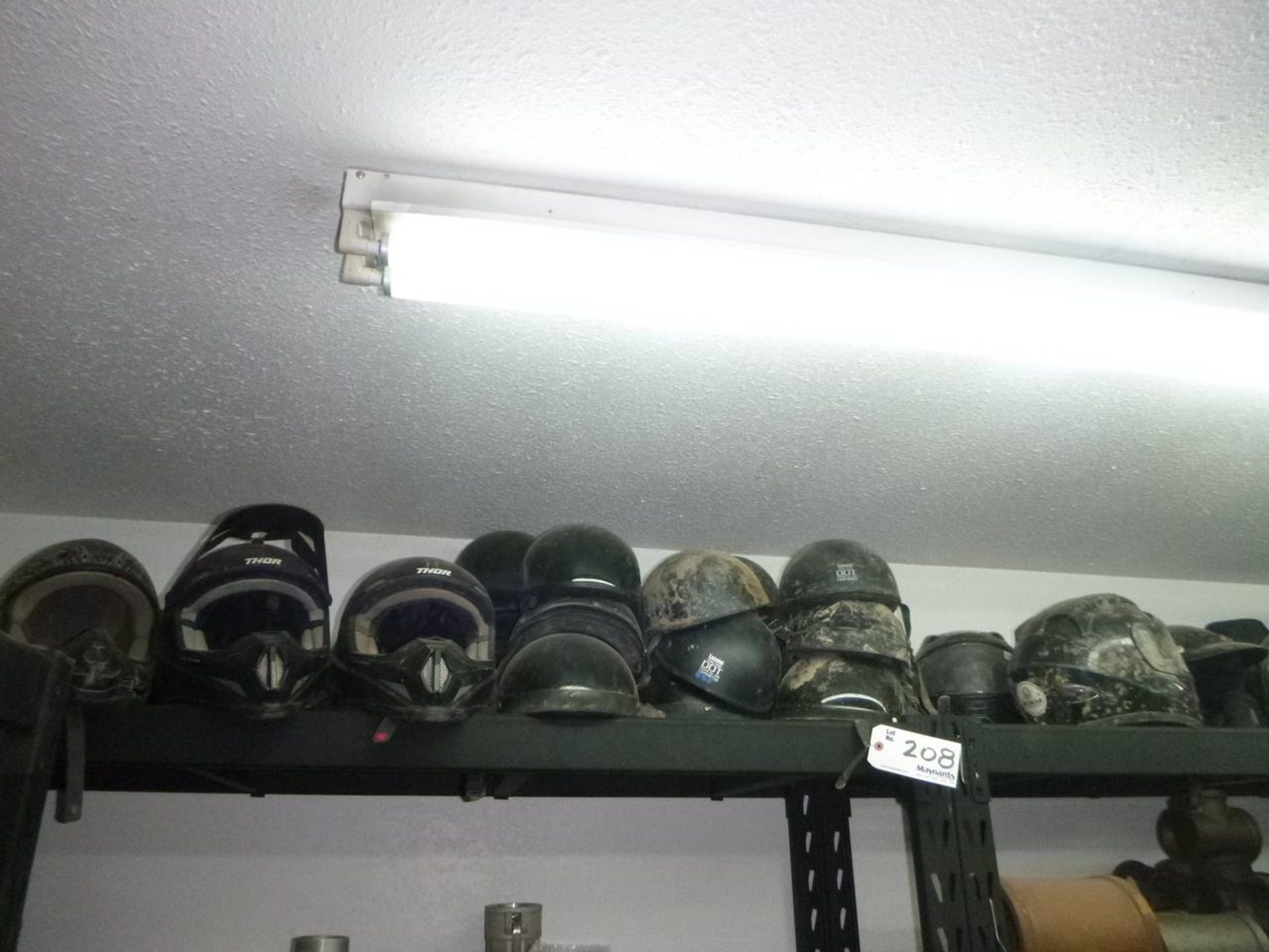 Lot of helmets