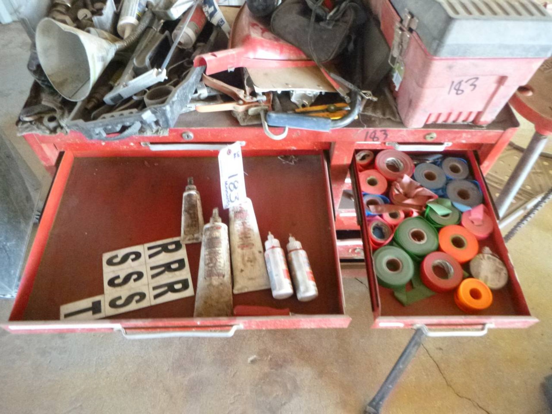 Tool box with tools - Image 3 of 6
