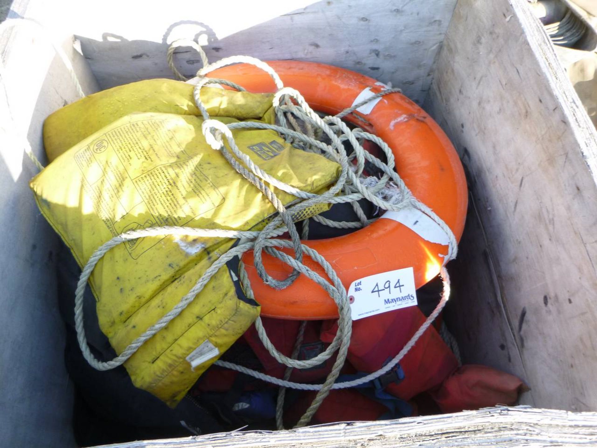 Lot of safety floats and safety rings