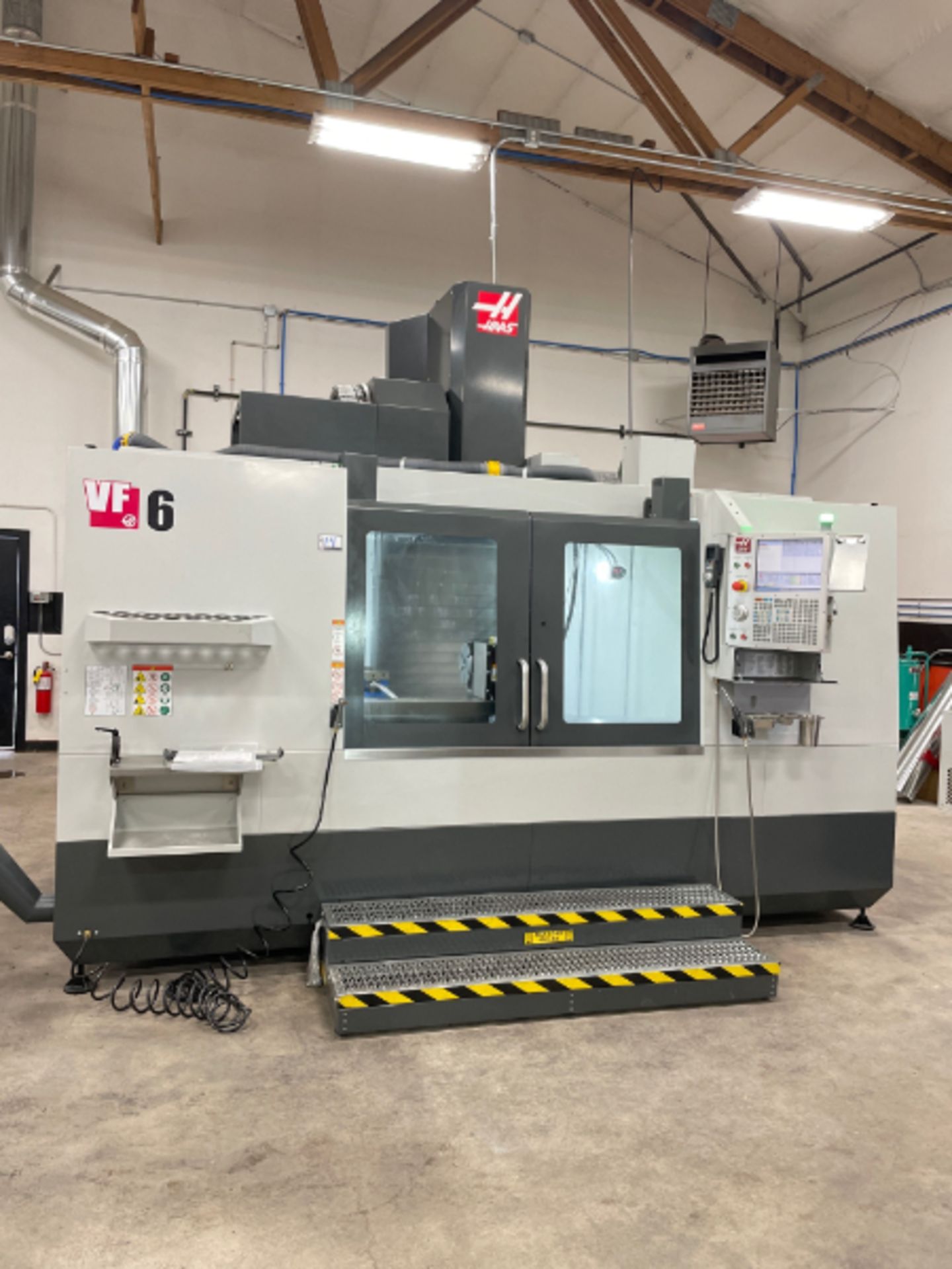 Haas VF-6 VMC, 64” x 32” x 30” Travels, 64” x 28” Table, CT40, 30+1 SMTC, 30HP, 15k RPM, New 2020