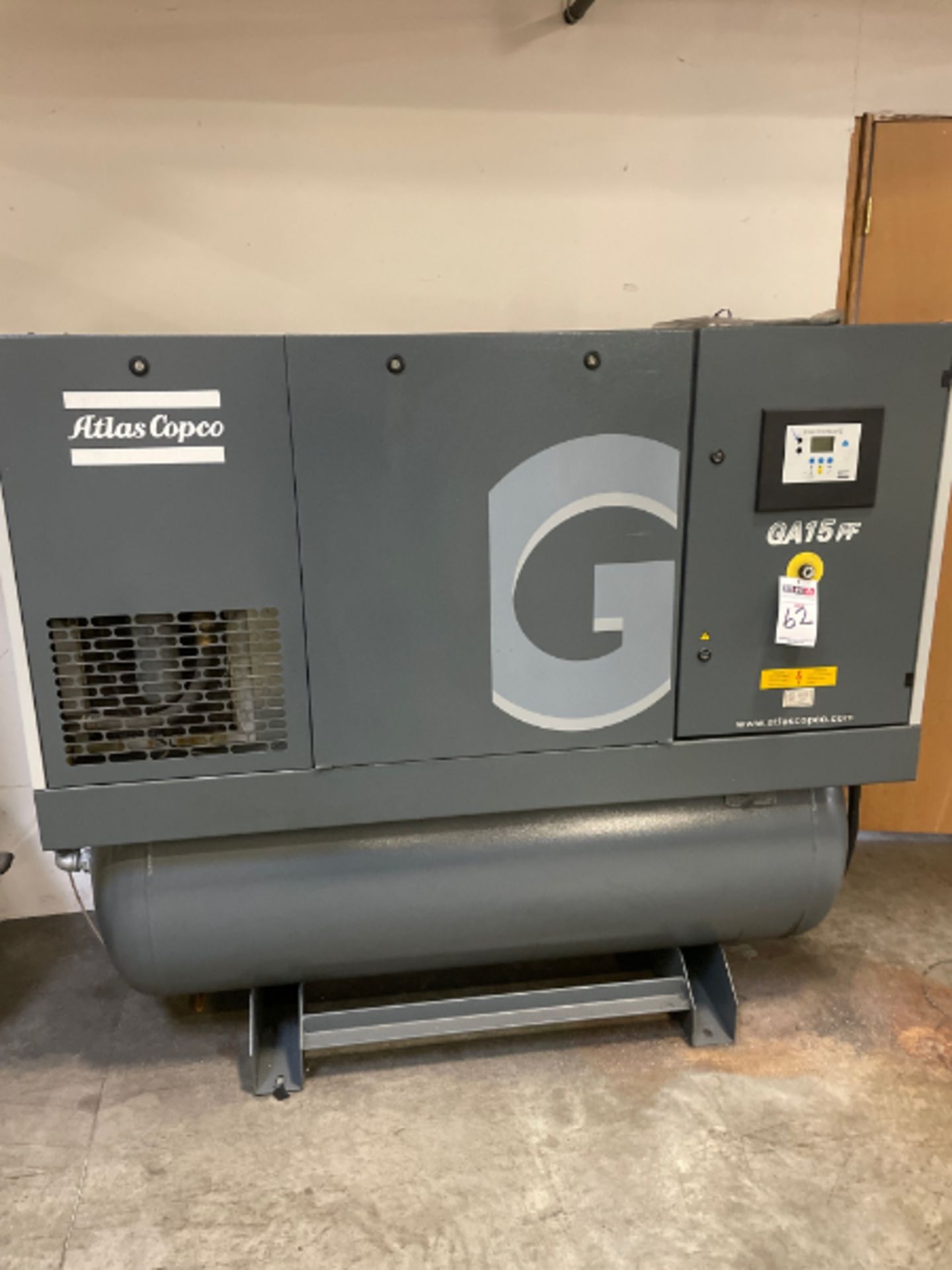 20 HP Atlas Copco GA15FF Rotary Screw Air Compressor - Image 3 of 6