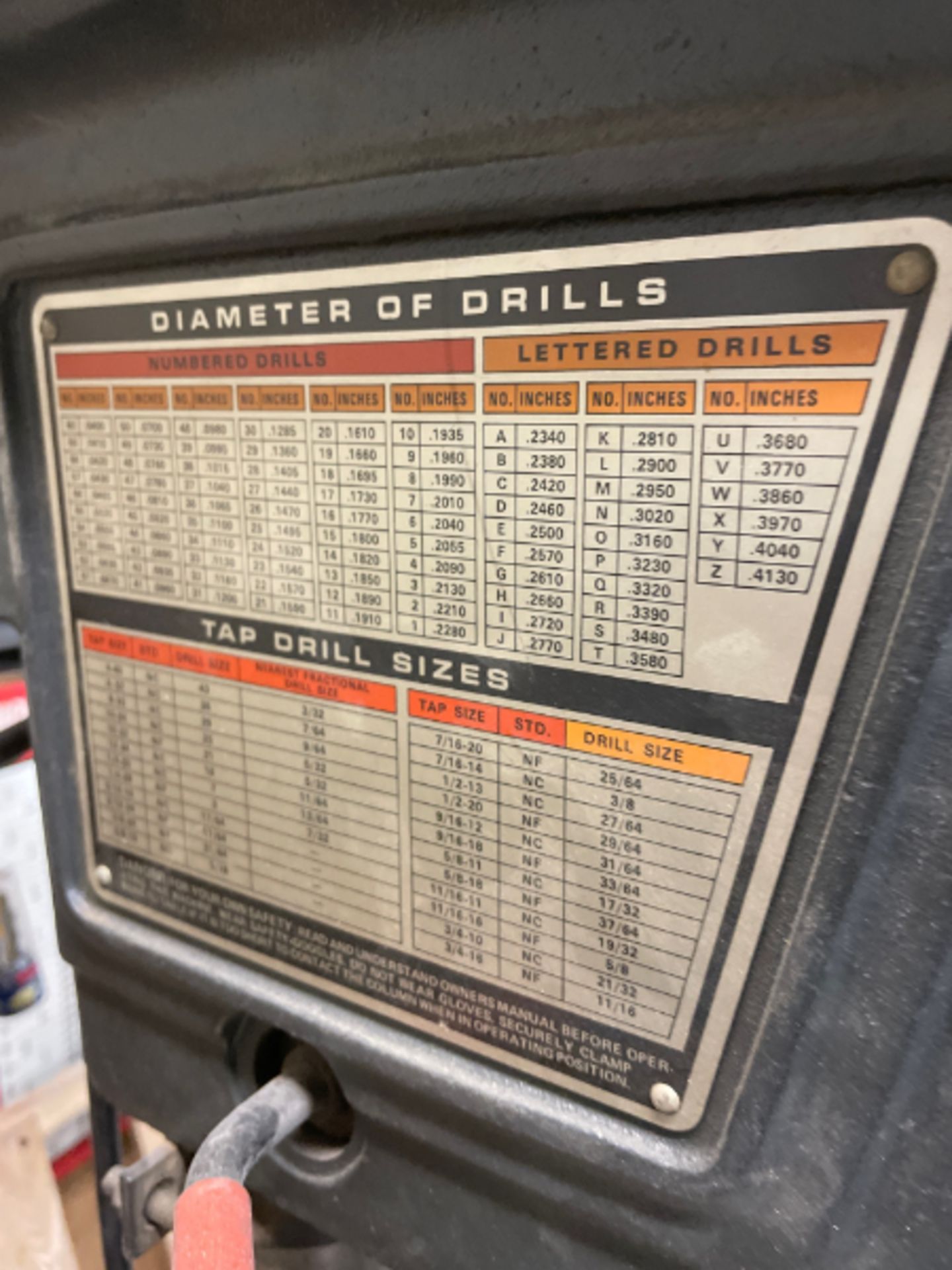 Seers Craftsman Floor Model Drill Press - Image 4 of 4