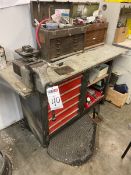 Bench Vise and Toolbox