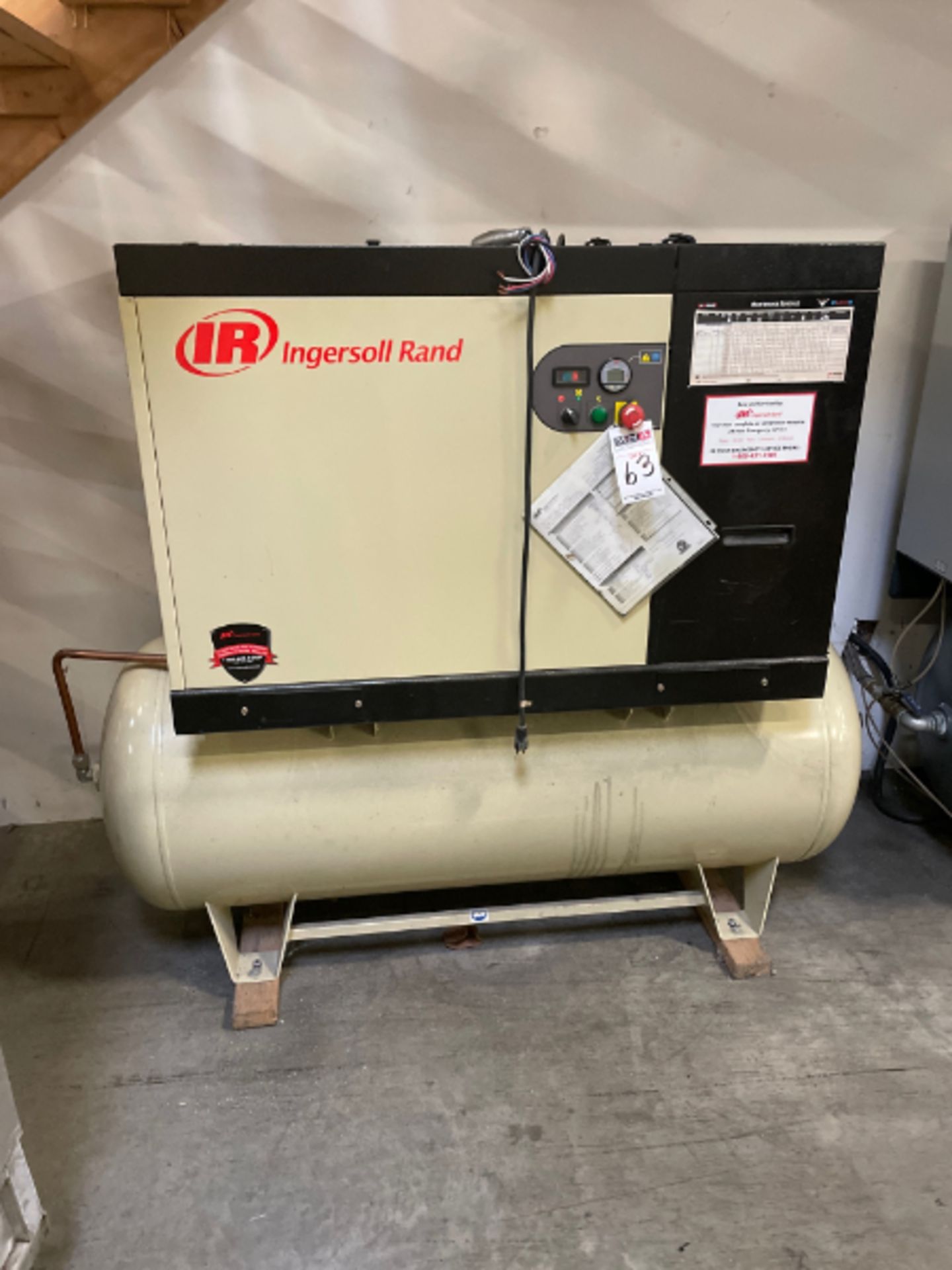 15 HP Ingersoll Rand IRN-15H-7AS-130H Rotary Screw Air Compressor - Image 2 of 5
