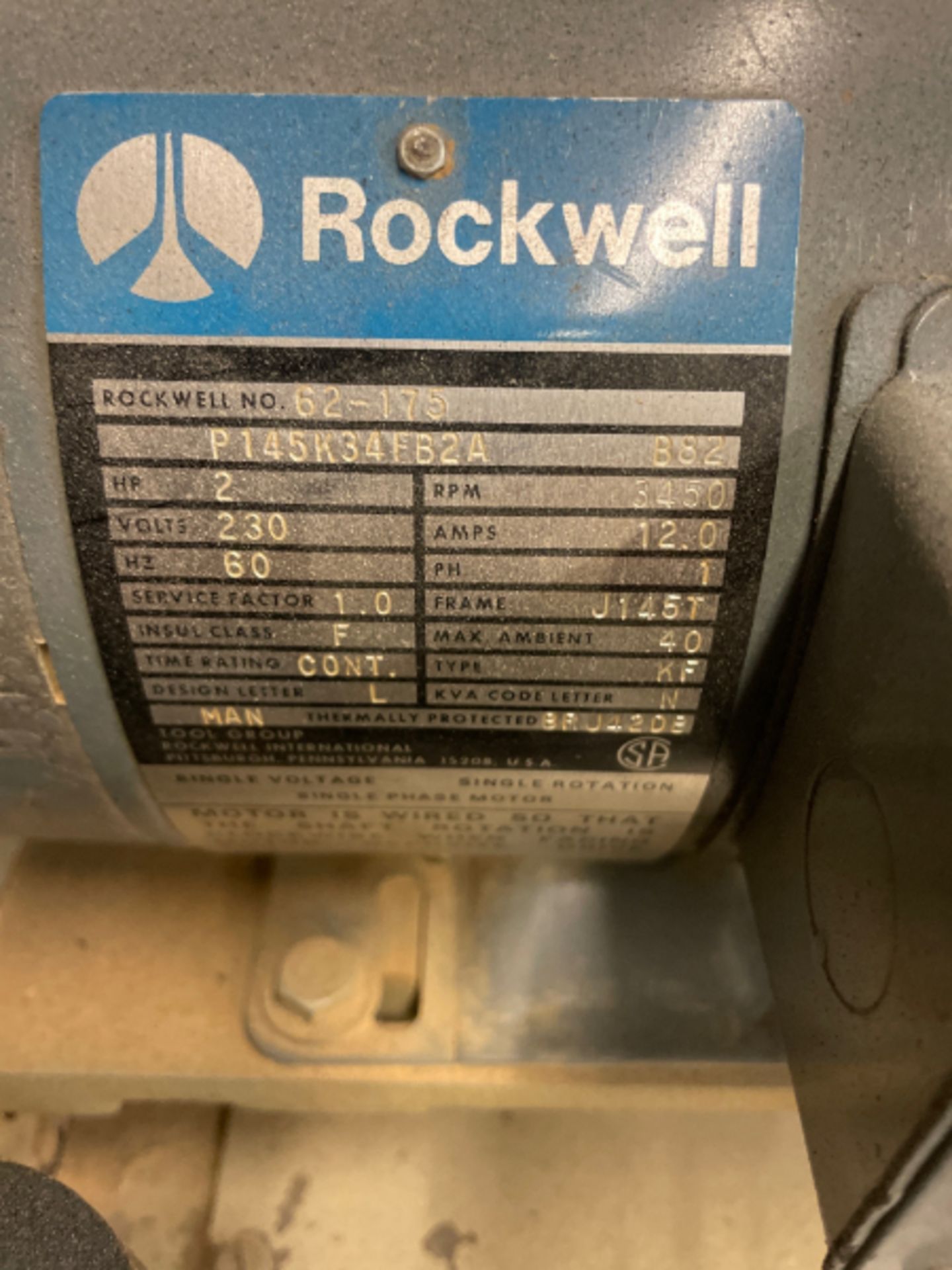 Rockwell 13” Planer - Image 6 of 6