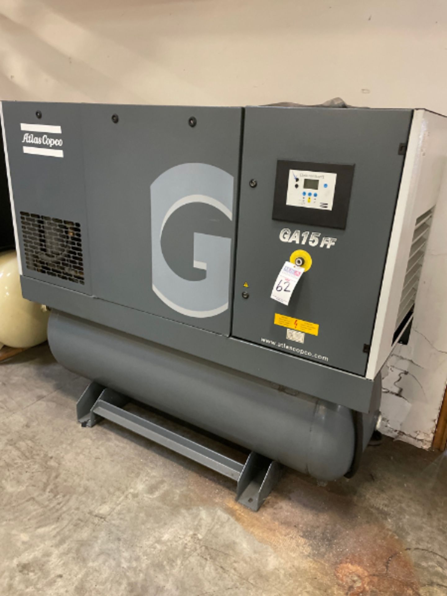 20 HP Atlas Copco GA15FF Rotary Screw Air Compressor - Image 2 of 6