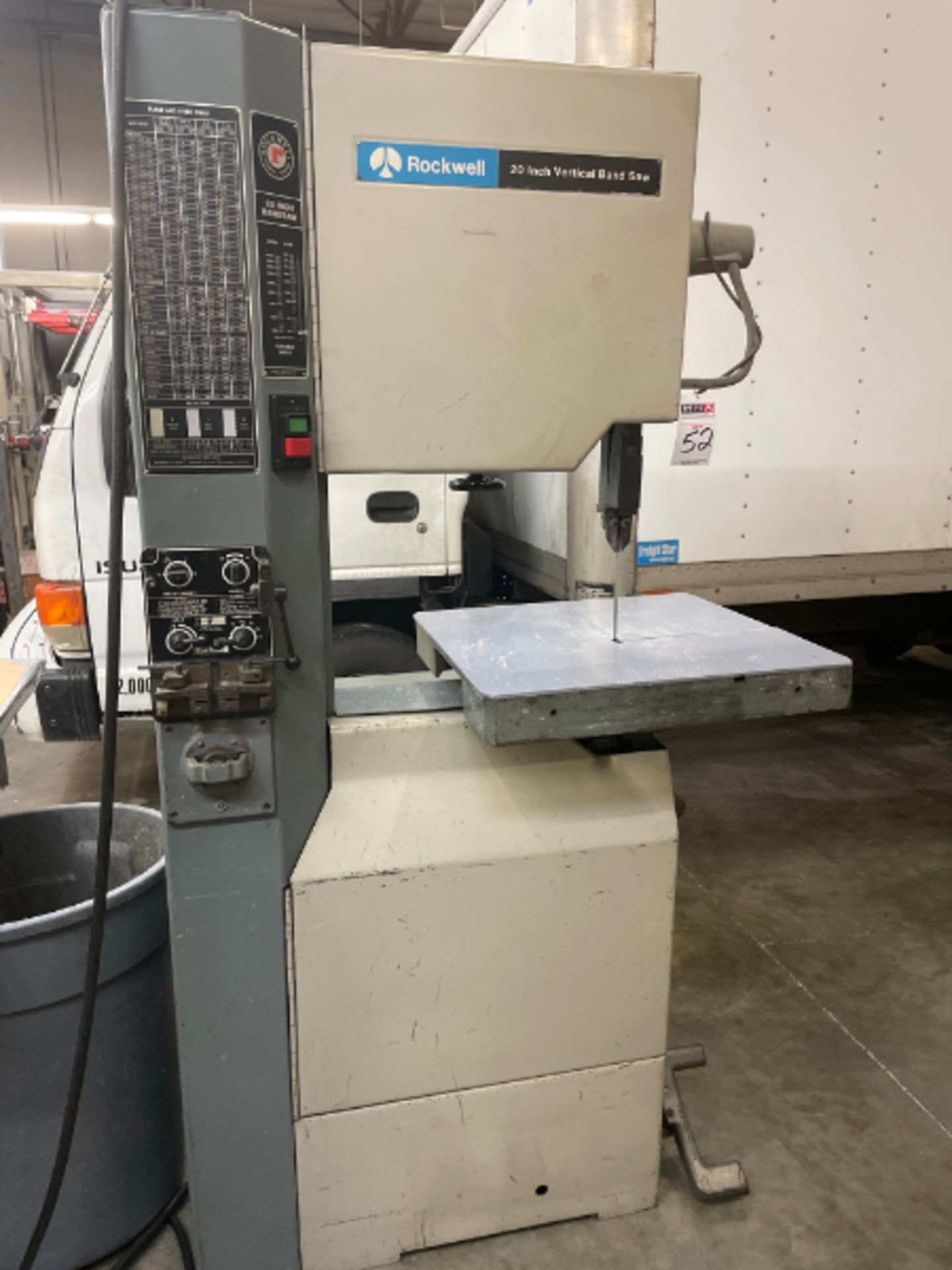 Rockwell 20" Vertical Band Saw with Welder - Image 3 of 5