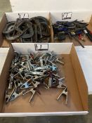 (3) Boxes of Assorted Clamps