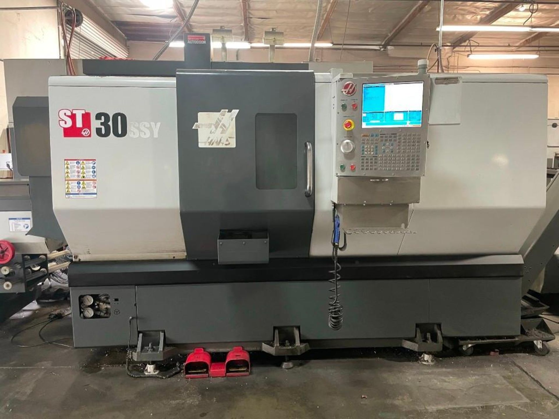 Haas ST30SSY, Y-Axis, Live, No Sub, Parts Catcher, Chip Conveyor, s/n 3098450, New 2014