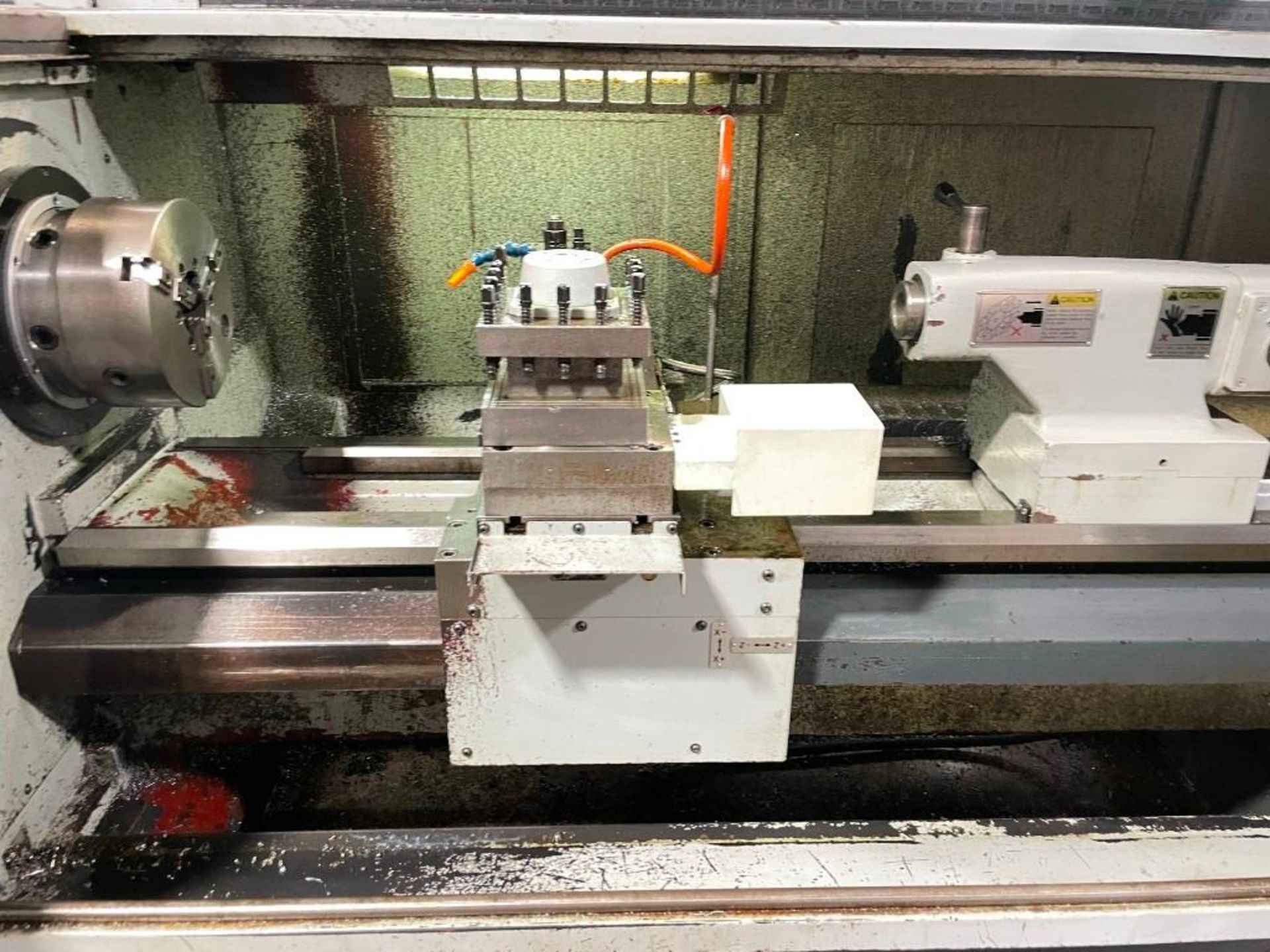 Ganesh GT-2060 CNC, Fanuc 0i-Mate-TD Control, Steady Rest, s/n 20P10212-002 - Image 3 of 8