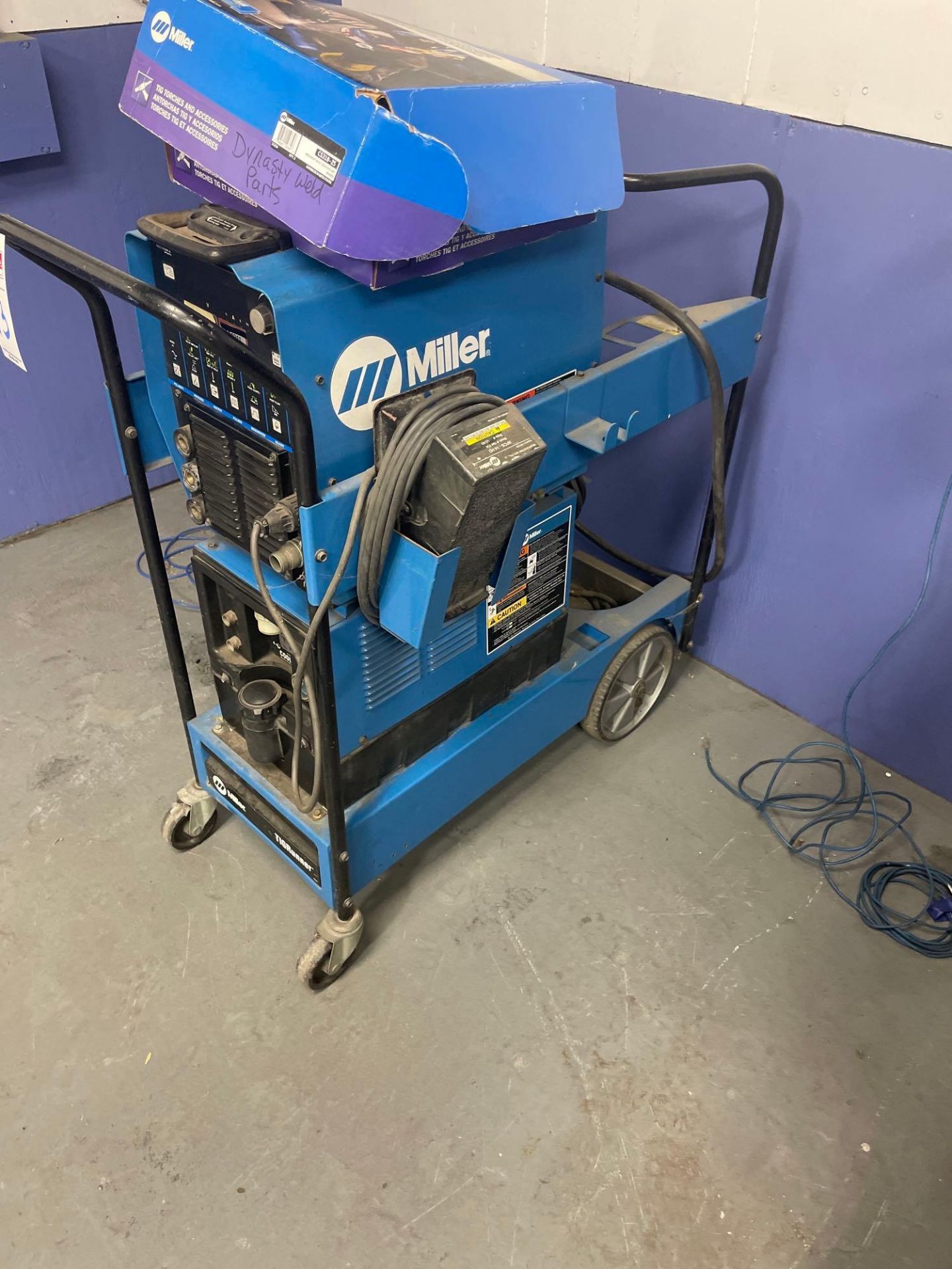 Miller TIGRunner Dynasty 300 DX Welder, s/n LC290686 & Miller Coolmate 3 Chiller, s/n LC261235 - Image 2 of 6