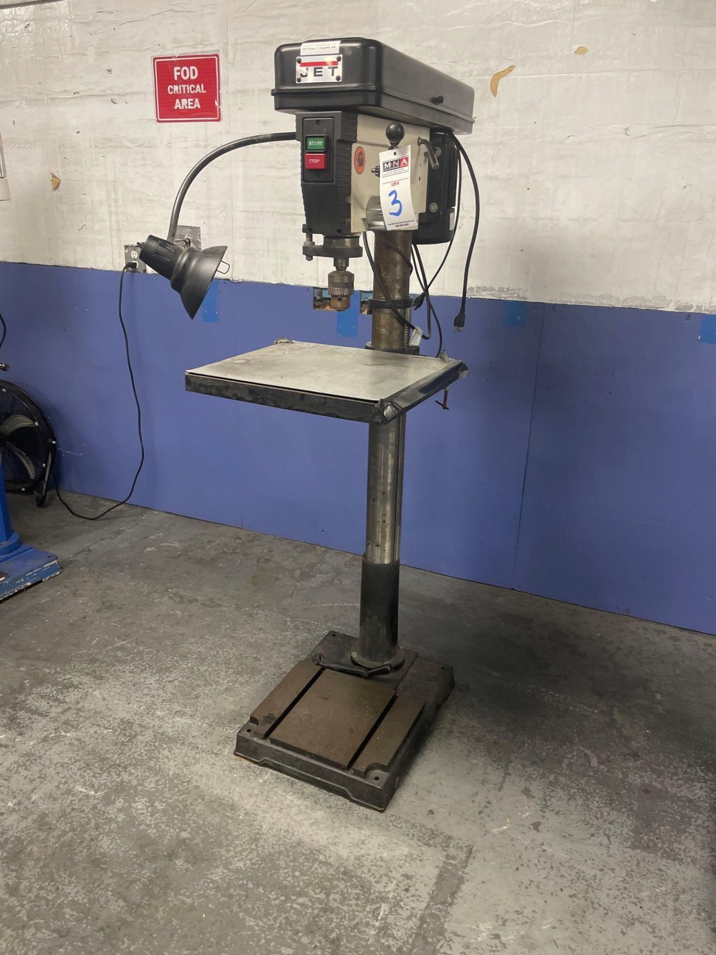 Jet J-2550 20" Floor Drill Press, s/n 11090029 - Image 2 of 5