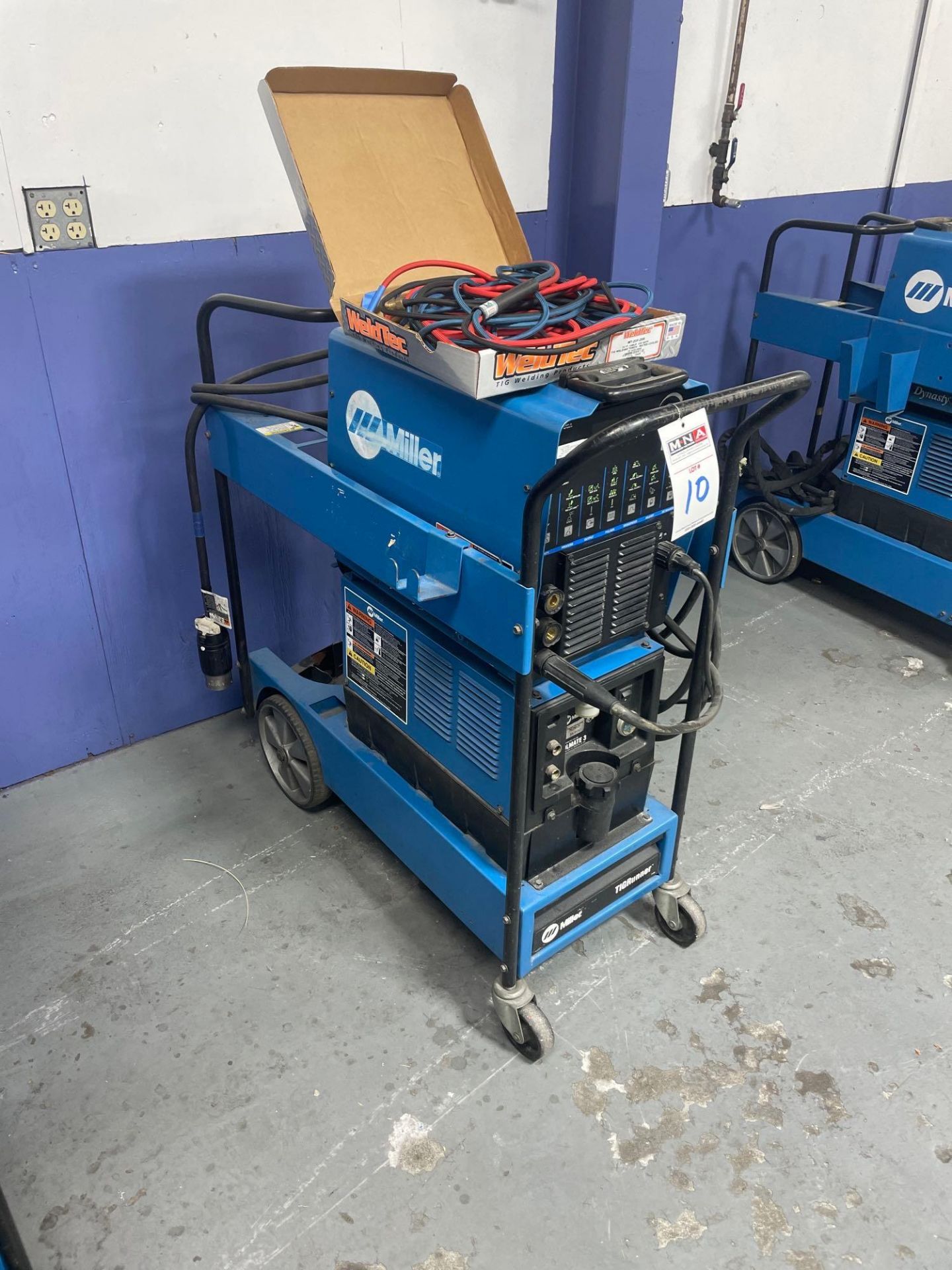 Miller TIGRunner Dynasty 300 DX Welder, s/n LF099207 & Miller Coolmate 3 Chiller, s/n LF065311 - Image 3 of 7