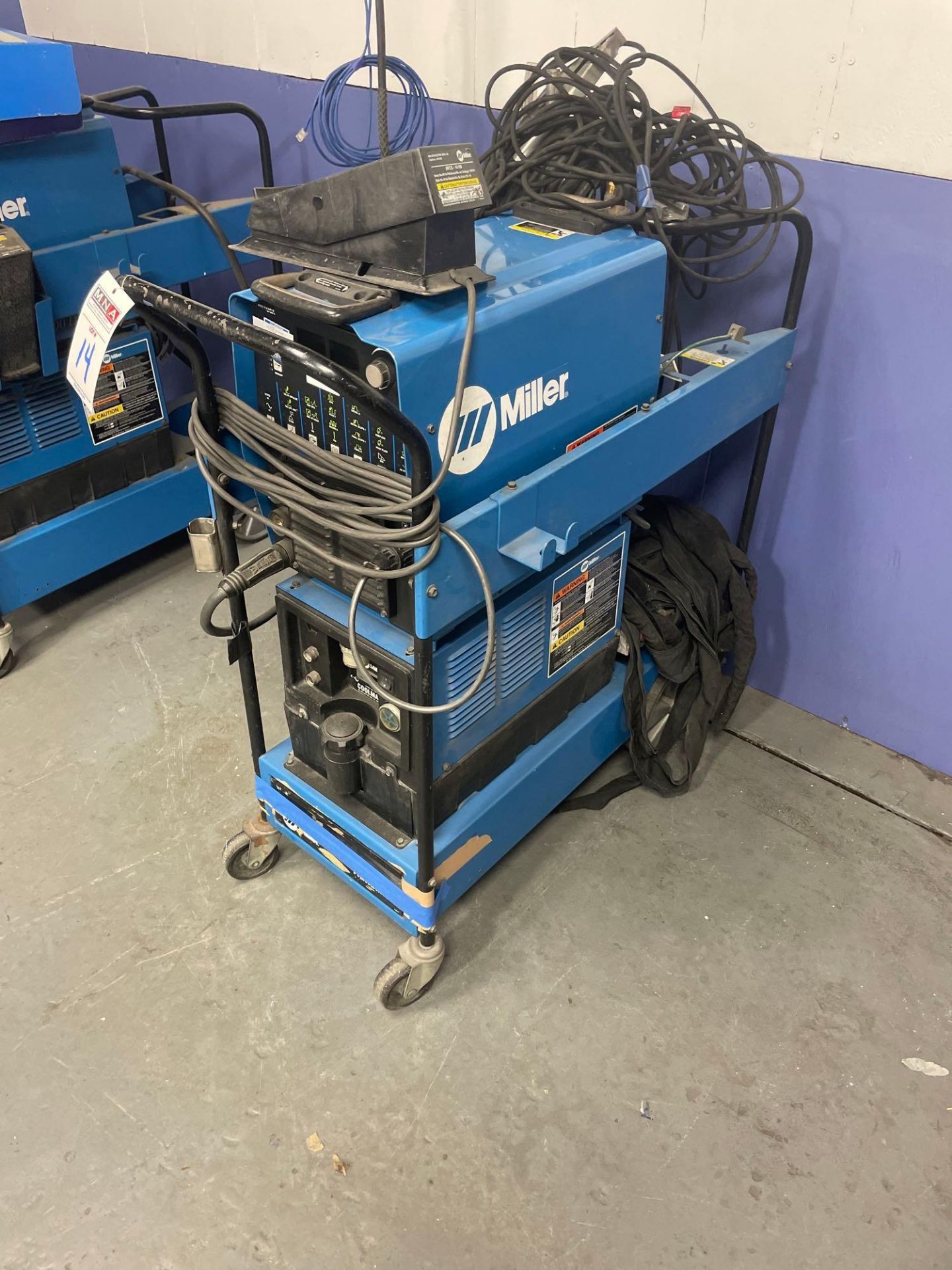 Miller TIGRunner Dynasty 300 DX Welder, s/n LC244955 & Miller Coolmate 3 Chiller, s/n LC215511 - Image 2 of 5