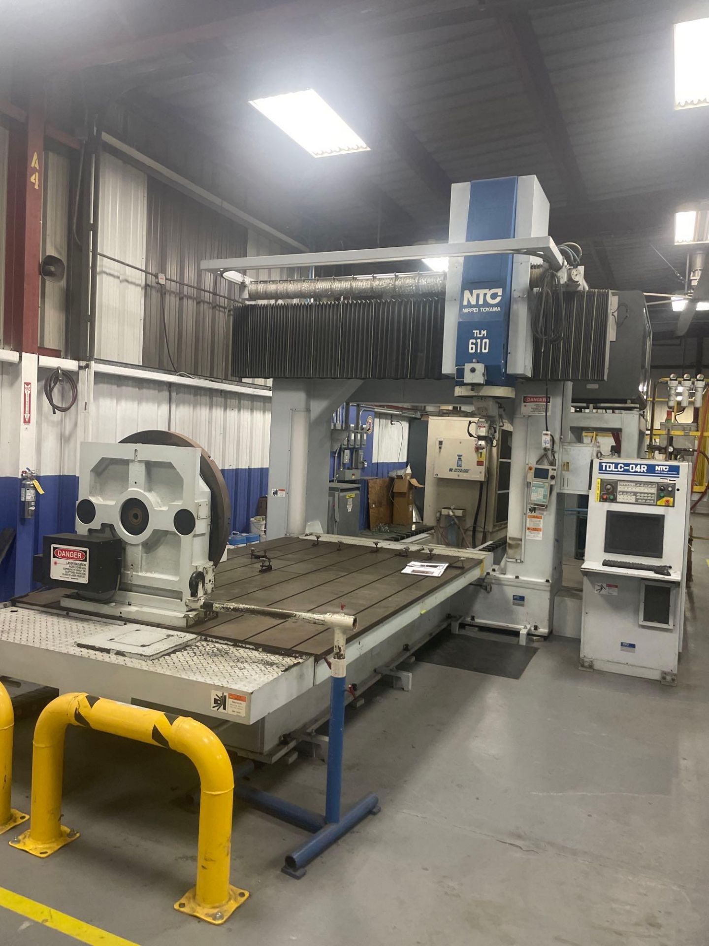 NTC TLM 610C 5-Axis CNC Laser, TDLC-04R Ctrl, 122” x 75” x 31” Travels, 122” x 75” Table, New 2006 - Image 6 of 11