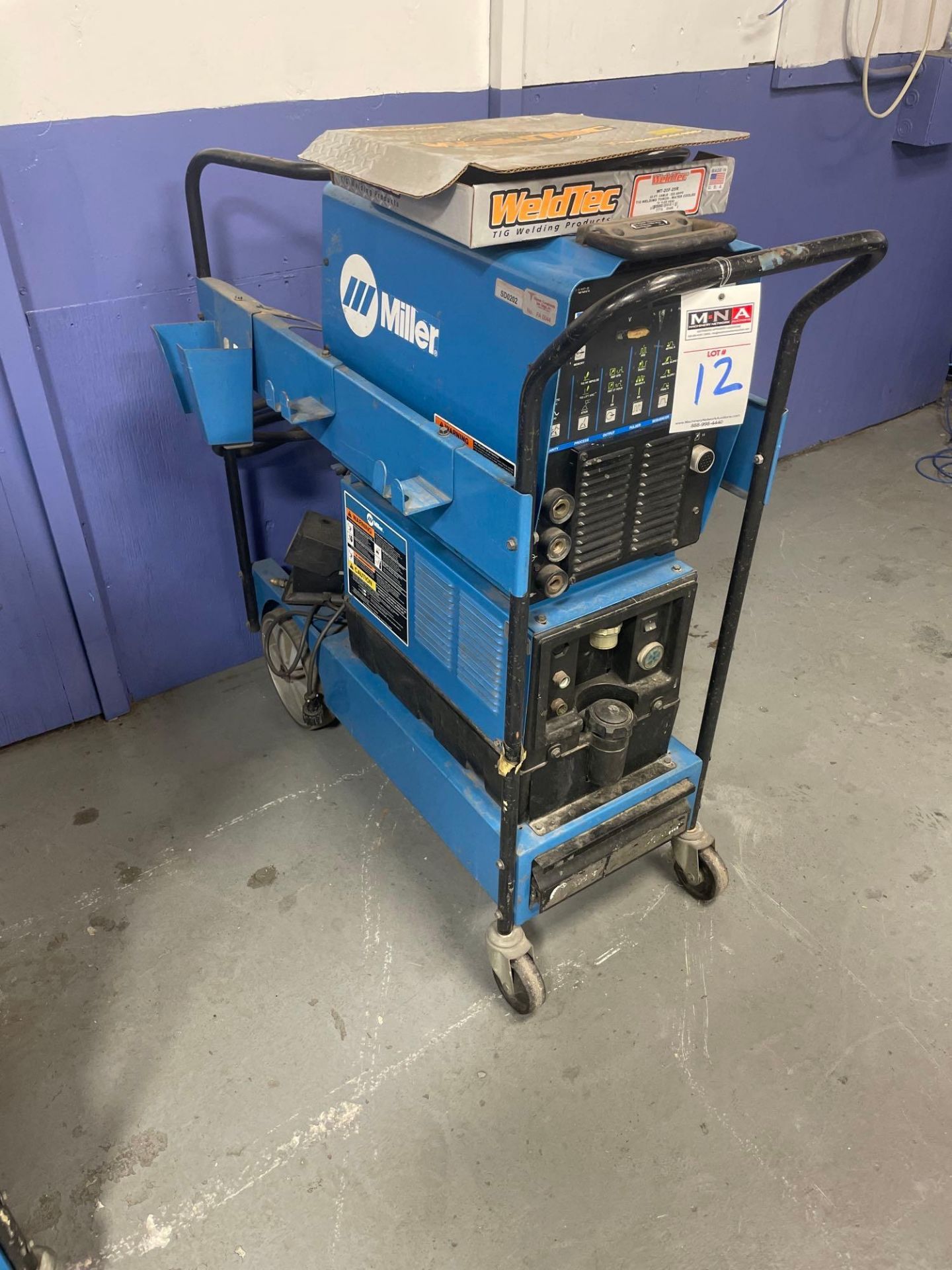 Miller TIGRunner Dynasty 300 DX Welder, s/n LC244965 & Miller Coolmate 3 Chiller, s/n LC228677 - Image 2 of 6