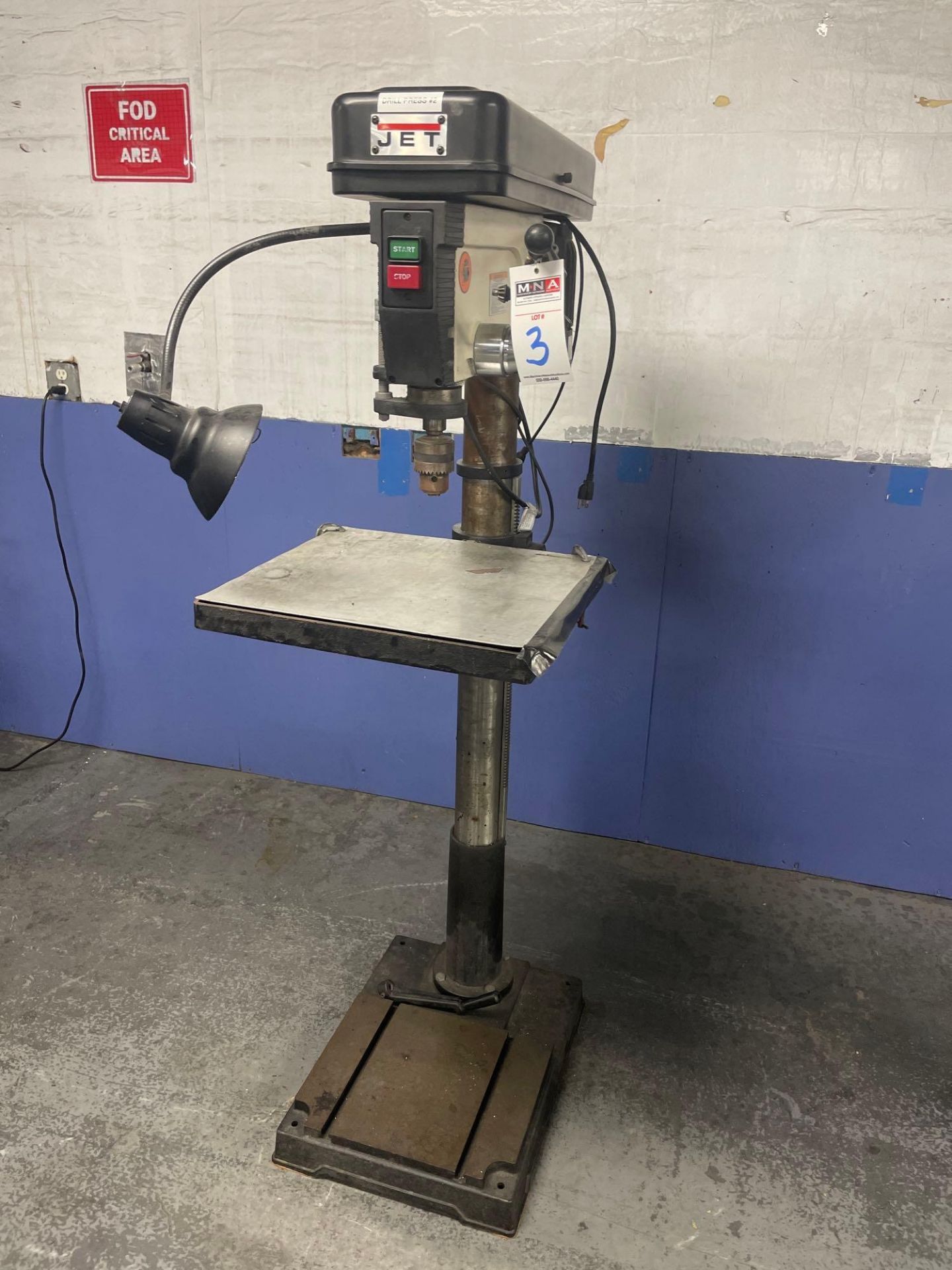 Jet J-2550 20" Floor Drill Press, s/n 11090029