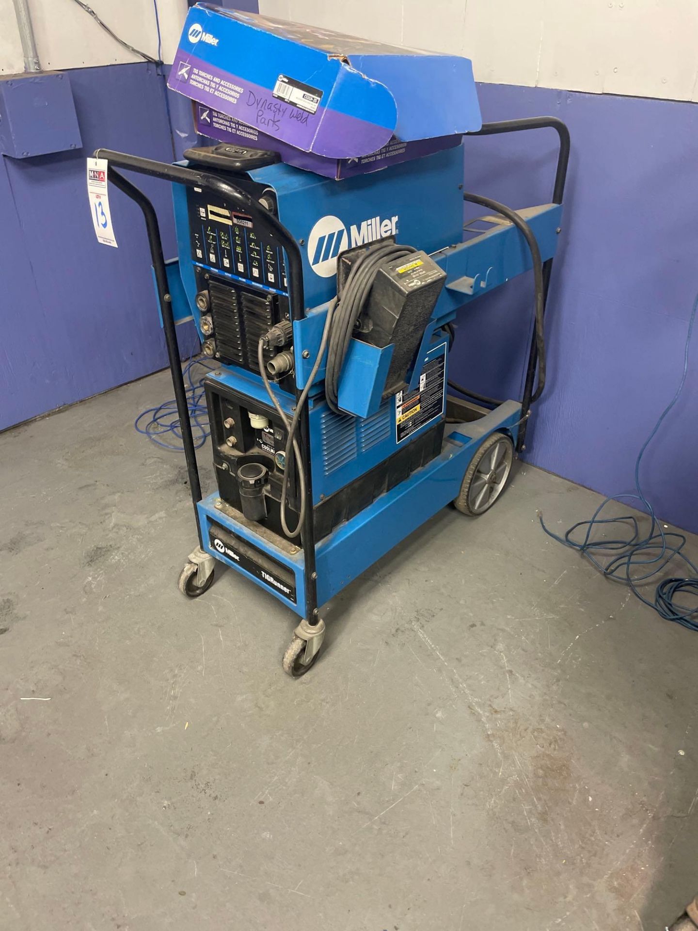 Miller TIGRunner Dynasty 300 DX Welder, s/n LC290686 & Miller Coolmate 3 Chiller, s/n LC261235 - Image 6 of 6