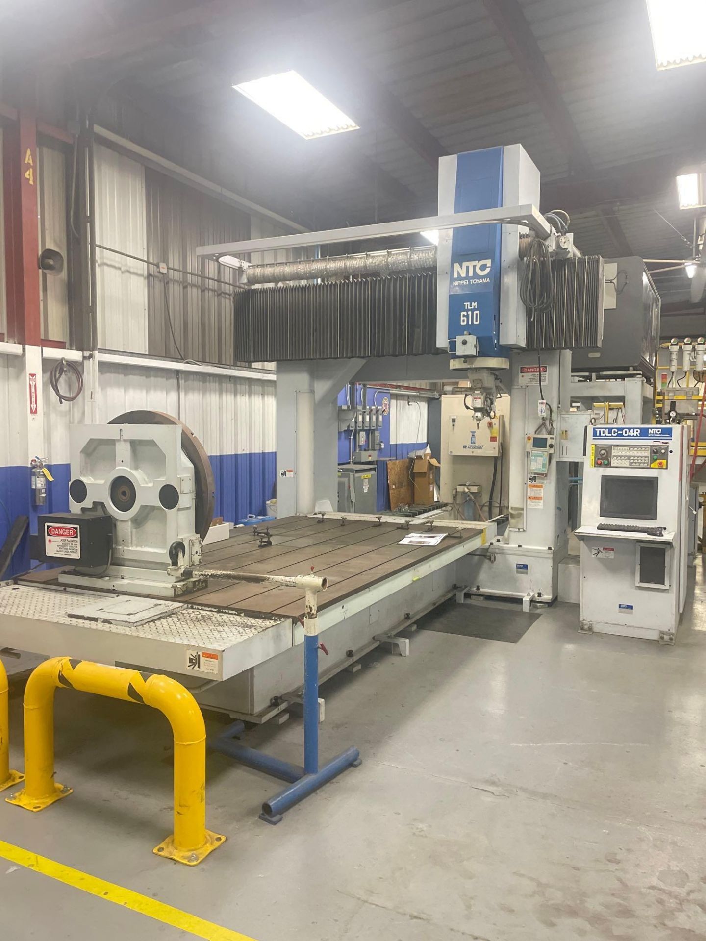 NTC TLM 610C 5-Axis CNC Laser, TDLC-04R Ctrl, 122” x 75” x 31” Travels, 122” x 75” Table, New 2006