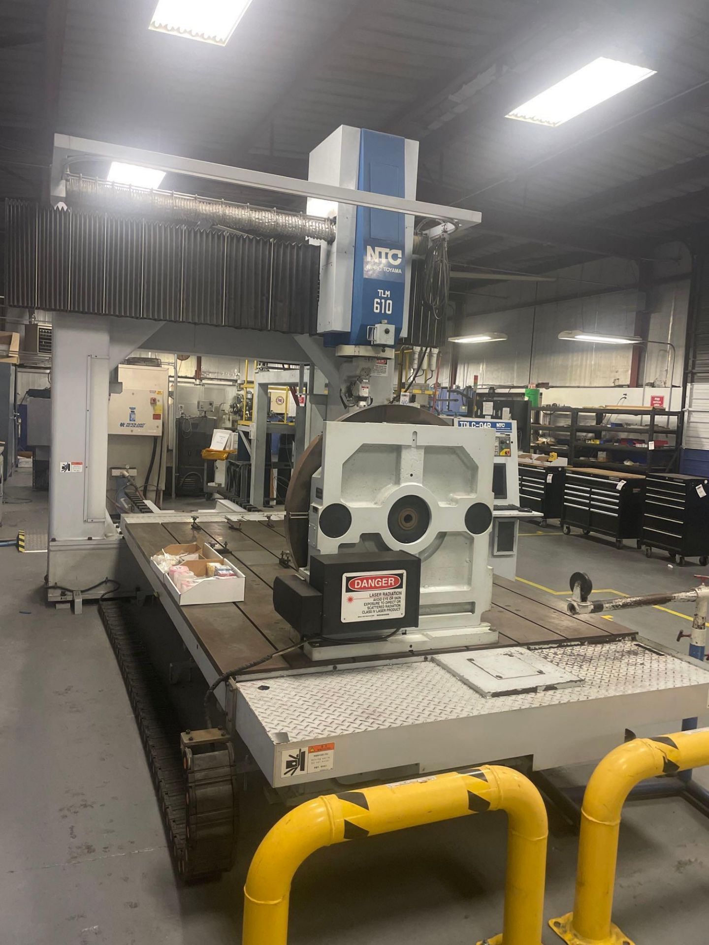 NTC TLM 610C 5-Axis CNC Laser, TDLC-04R Ctrl, 122” x 75” x 31” Travels, 122” x 75” Table, New 2006 - Image 3 of 11