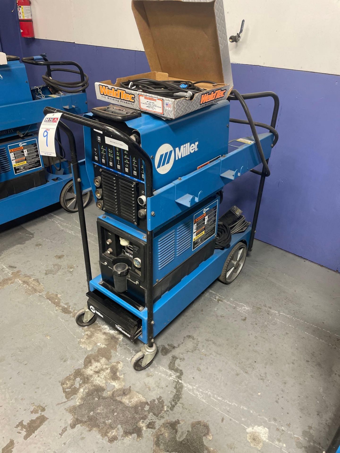 Miller TIGRunner Dynasty 300 DX Welder, s/n LF113045 & Miller Coolmate 3 Chiller, s/n LF075875 - Image 2 of 6